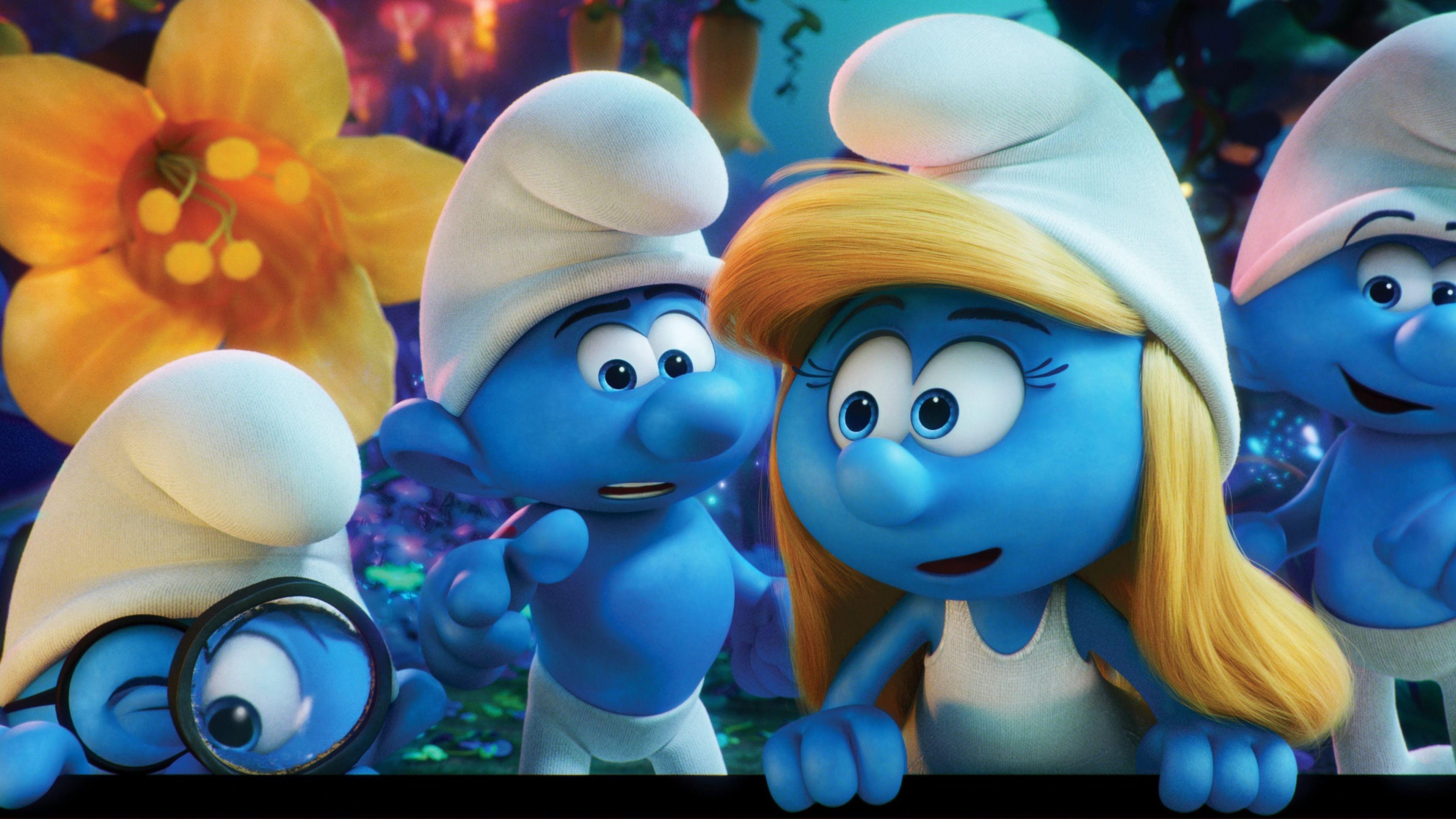 Smurfs The Lost Village 2017 Movie 4K Wallpaper. HD Wallpaper