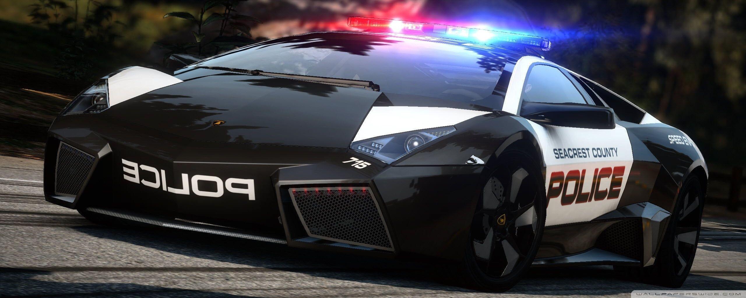 Need For Speed Hot Pursuit Lamborghini Police Car ❤ 4K HD Desktop
