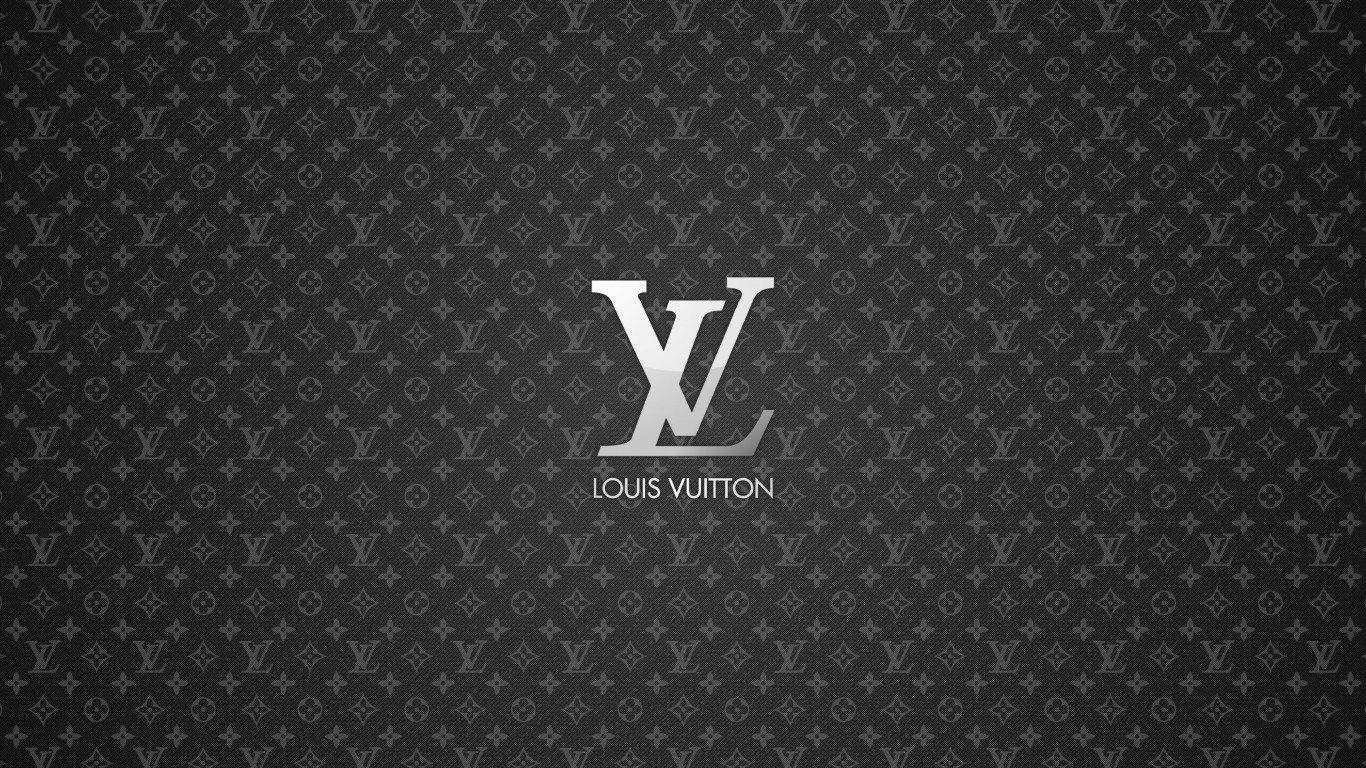 Download HD Louis Vuitton Logo LV Symbol In White and Gray Color