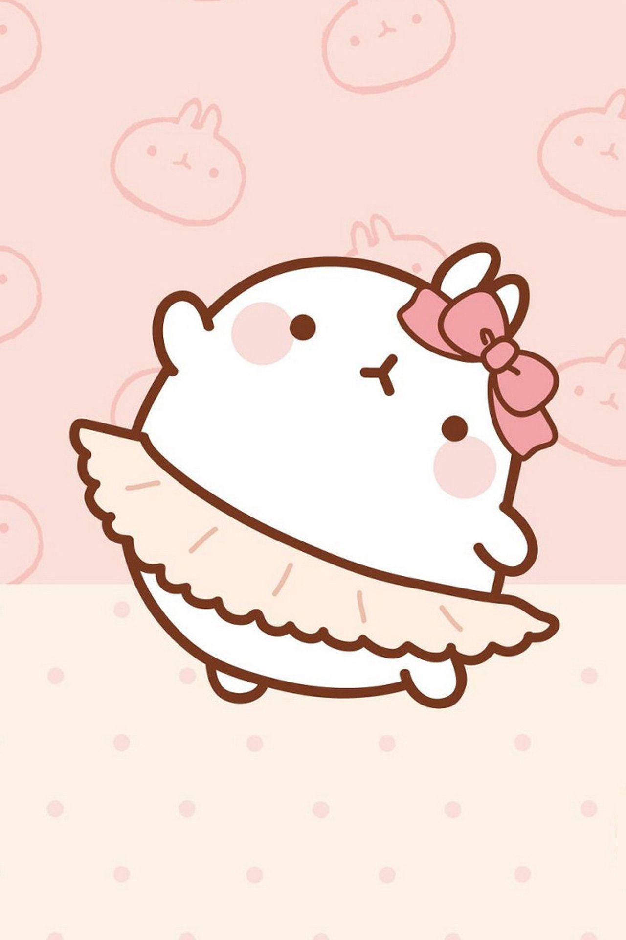 sweet kawaii Molang Wallpaper 2015. Drawings & Paintings