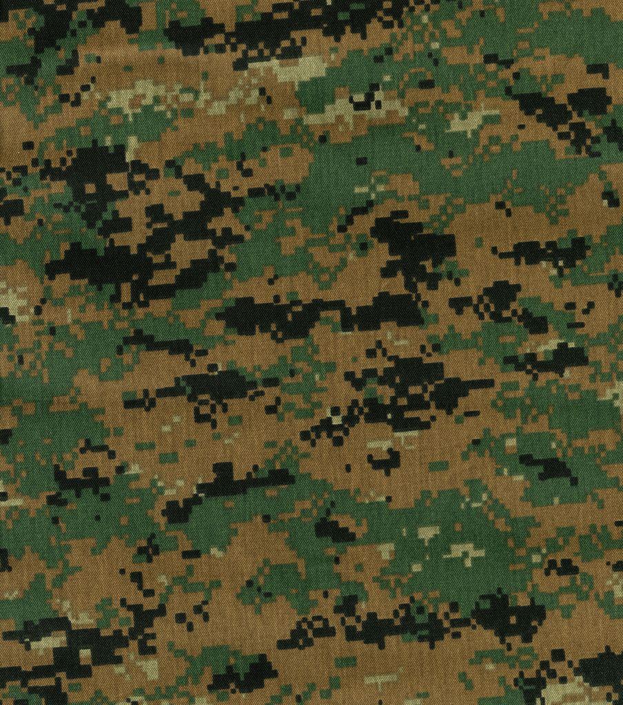 Camouflage Shirting Fabric 60 Woodland