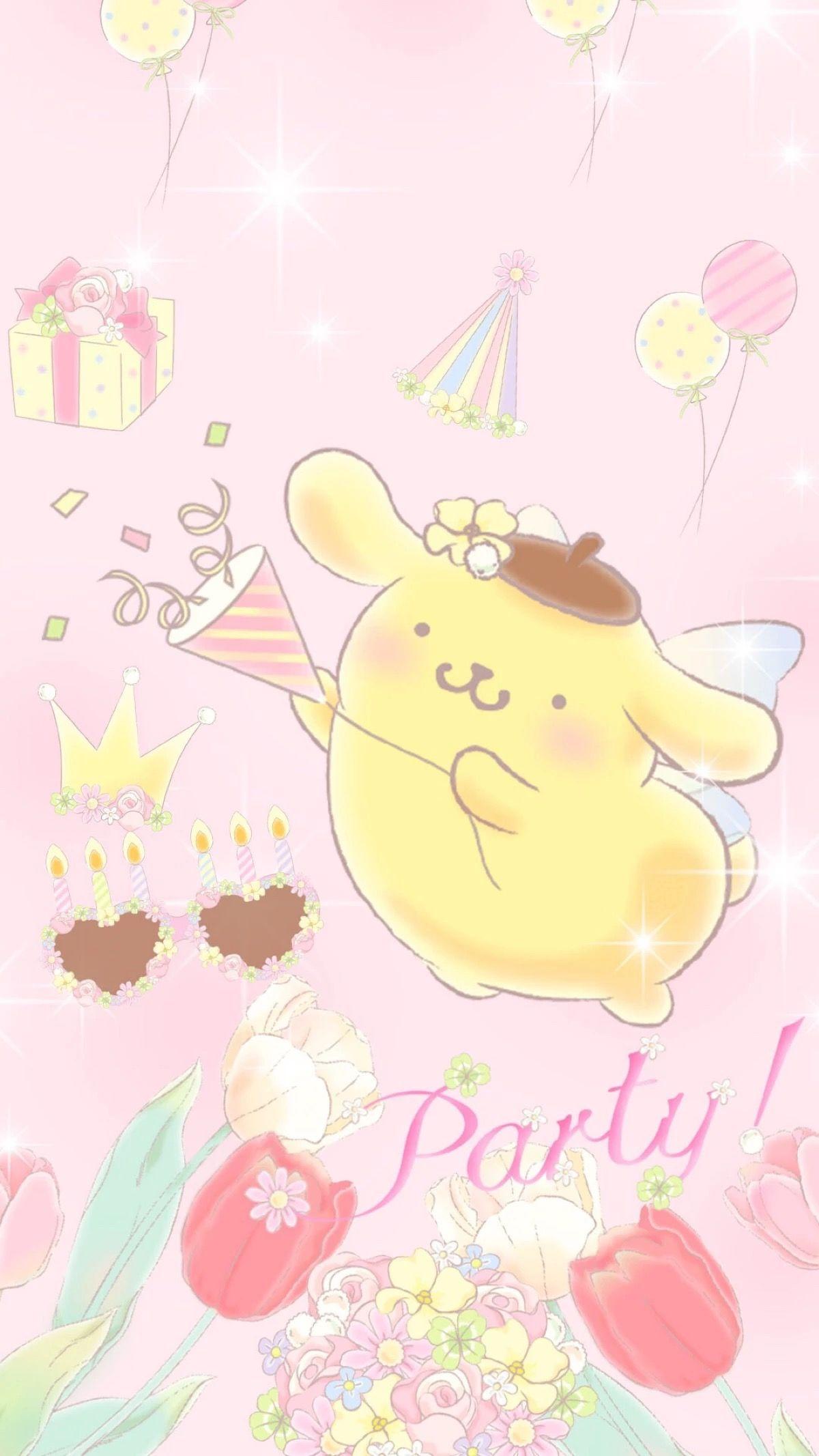 It's time to party!. Cute Wallpaper. Sanrio, Hello