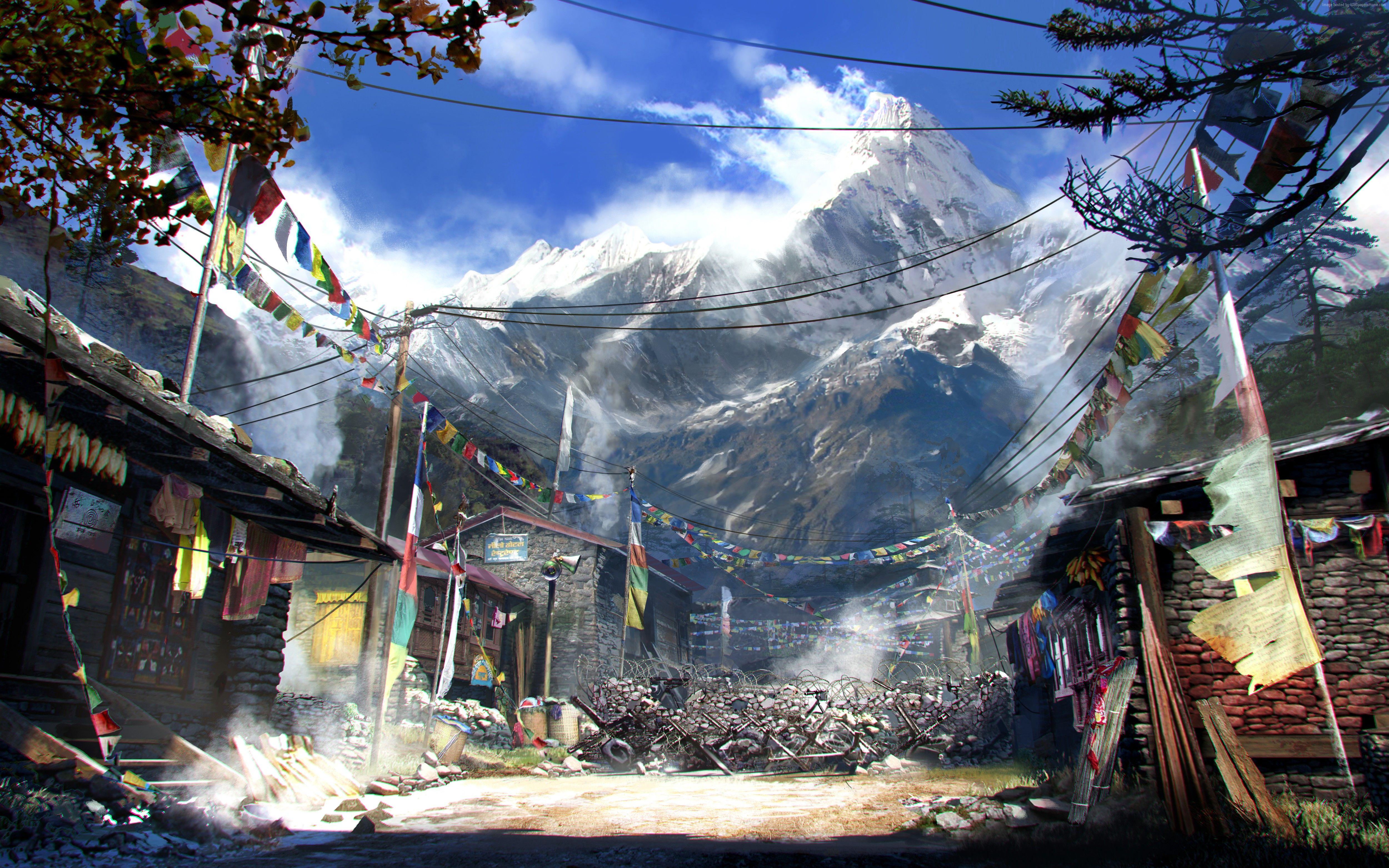 Wallpaper Far Cry 4, game, open world, Adventure games, shooter
