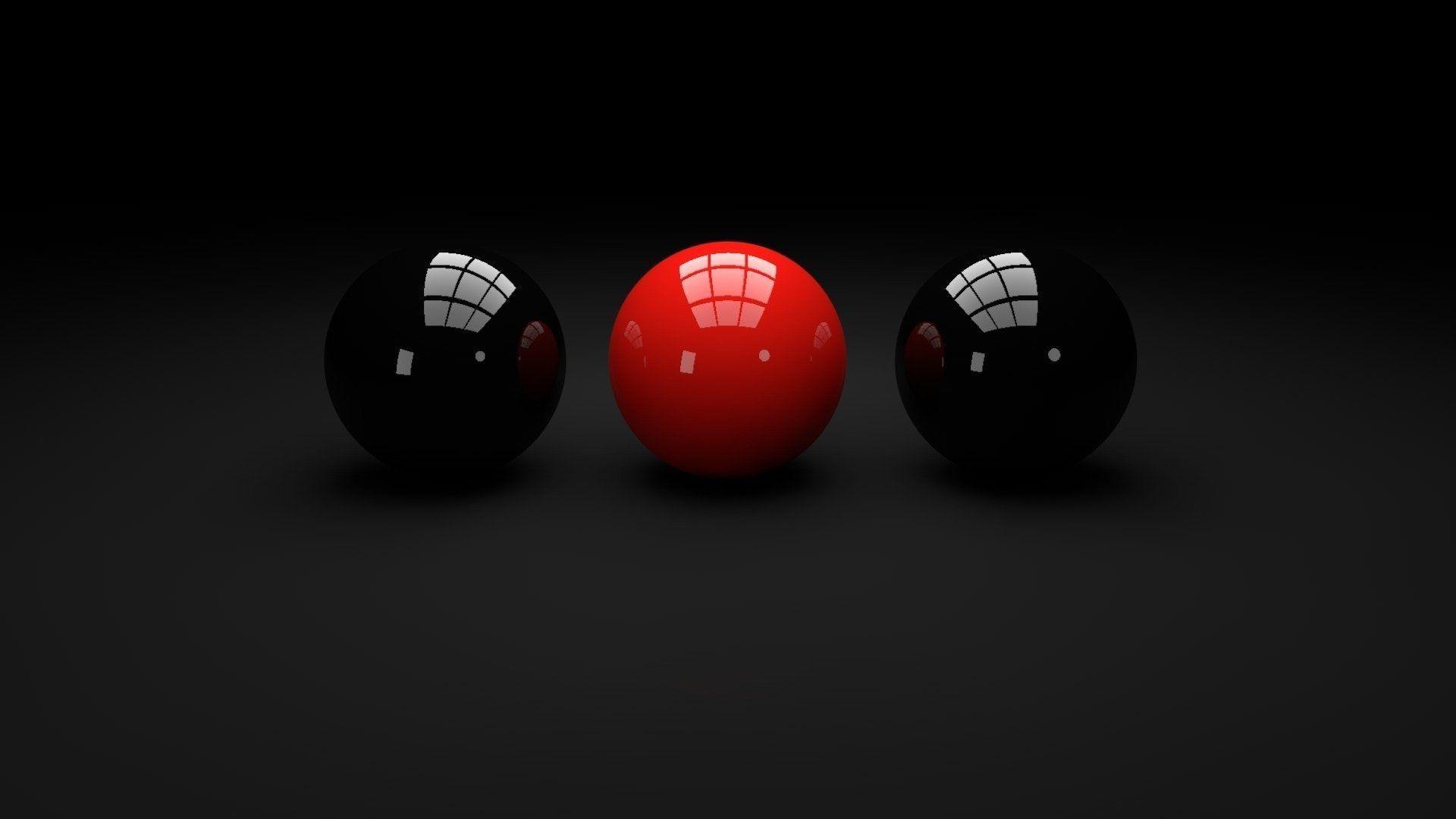 Snooker black and red balls wallpaper download. Wallpaper