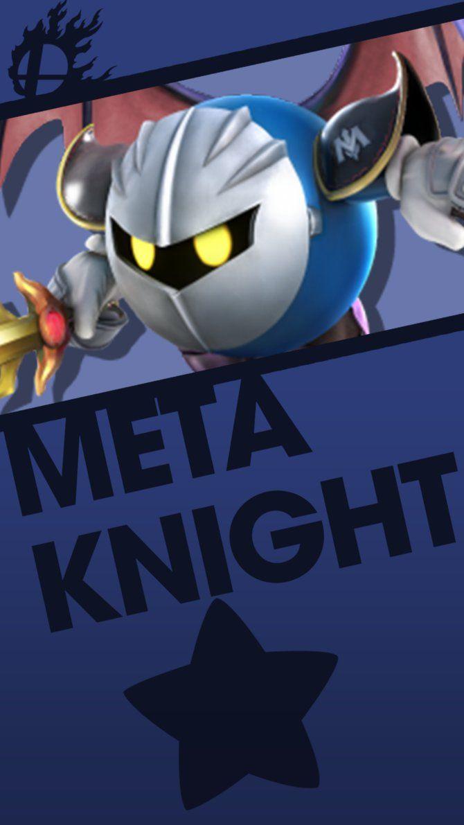 Meta Knight Smash Bros. Phone Wallpaper