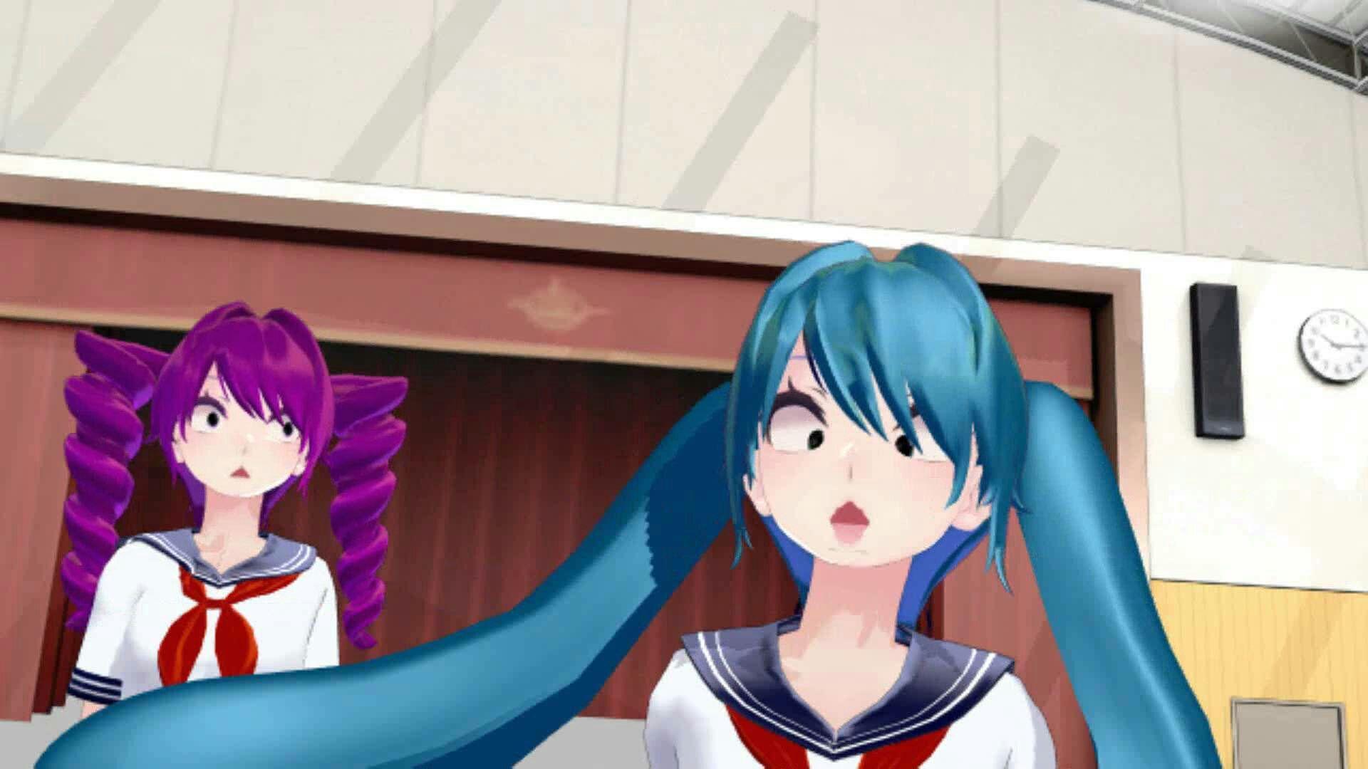 Yandere Simulator. Really Like Me!? (Kokona X Saki)