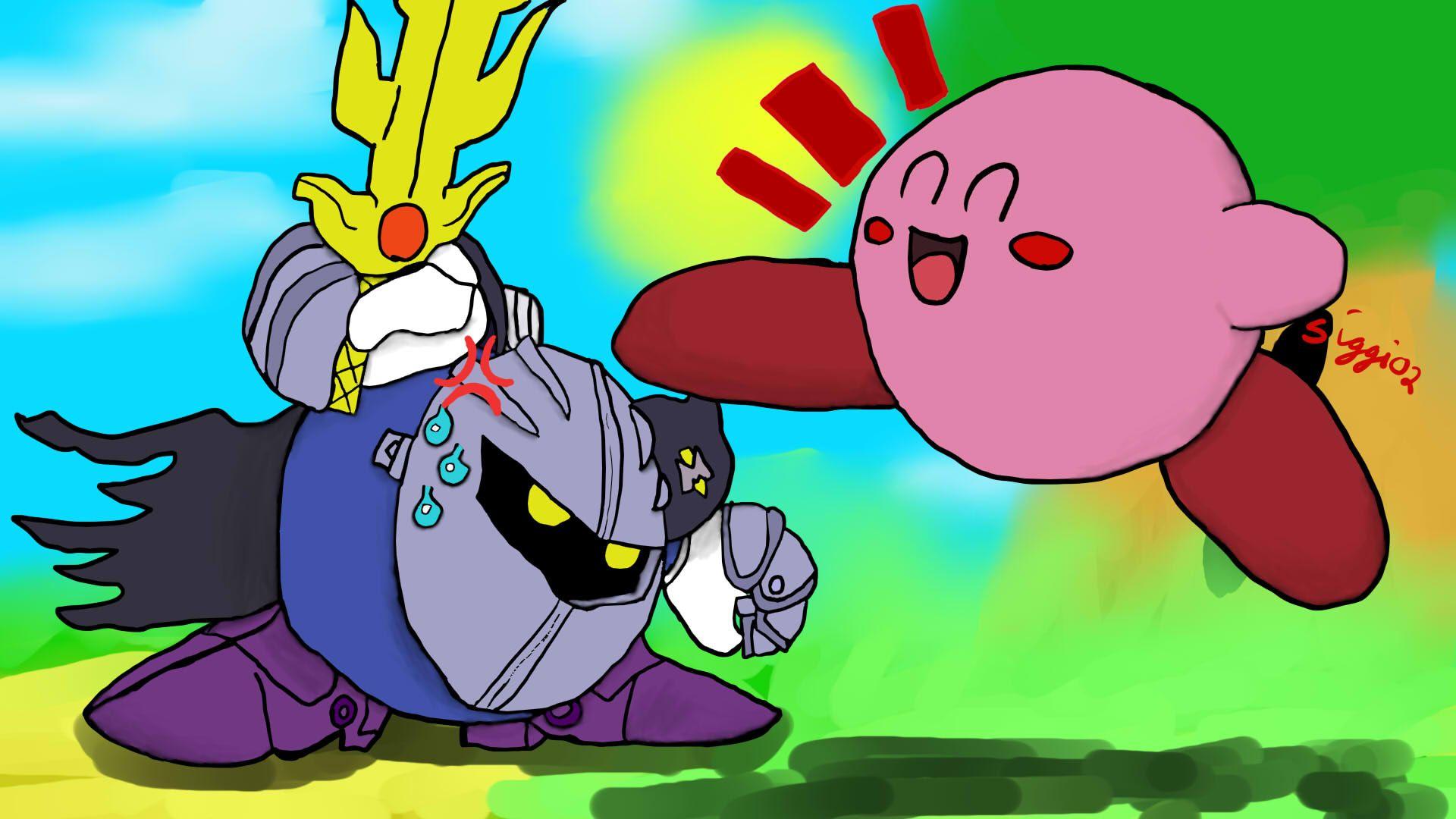 Kirby Vs Metaknight