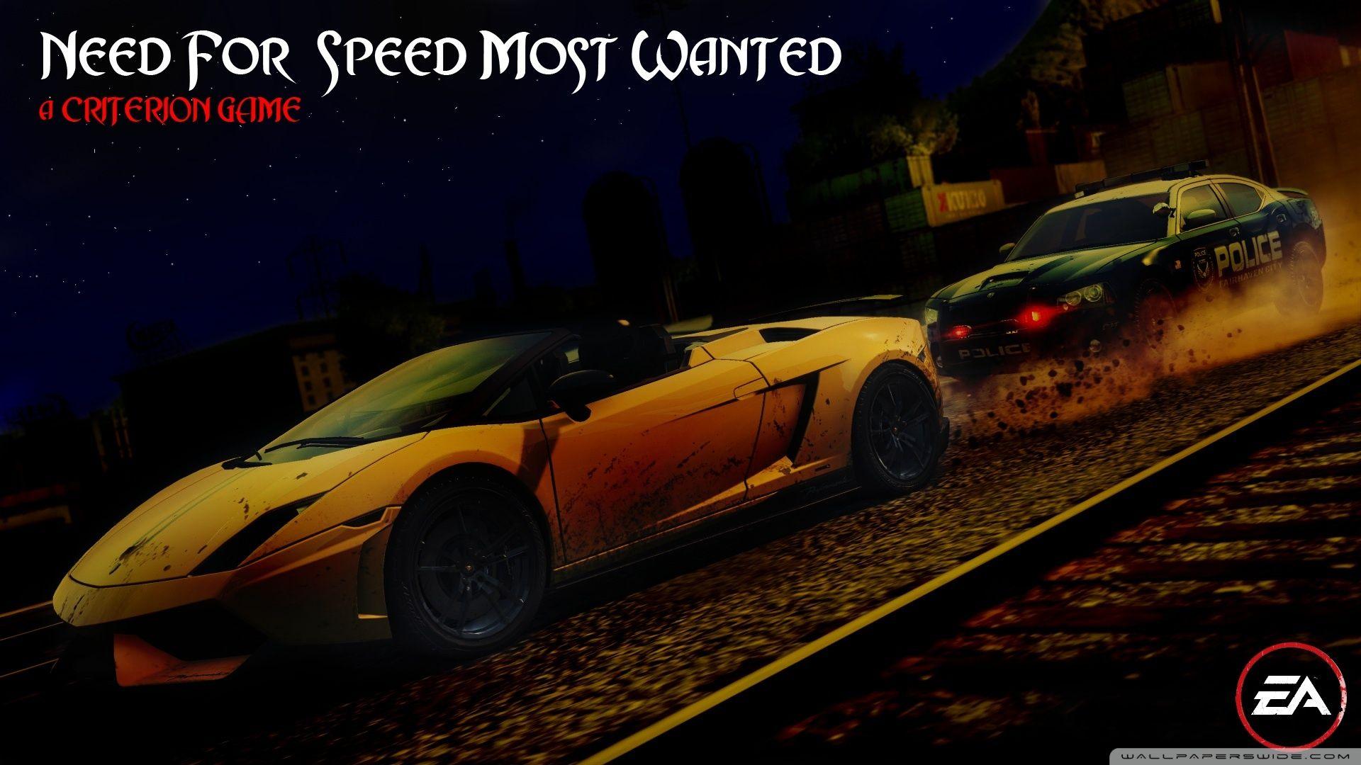 Need For Speed Most Wanted 2012 Night Edition Wallpaper ❤ 4K HD
