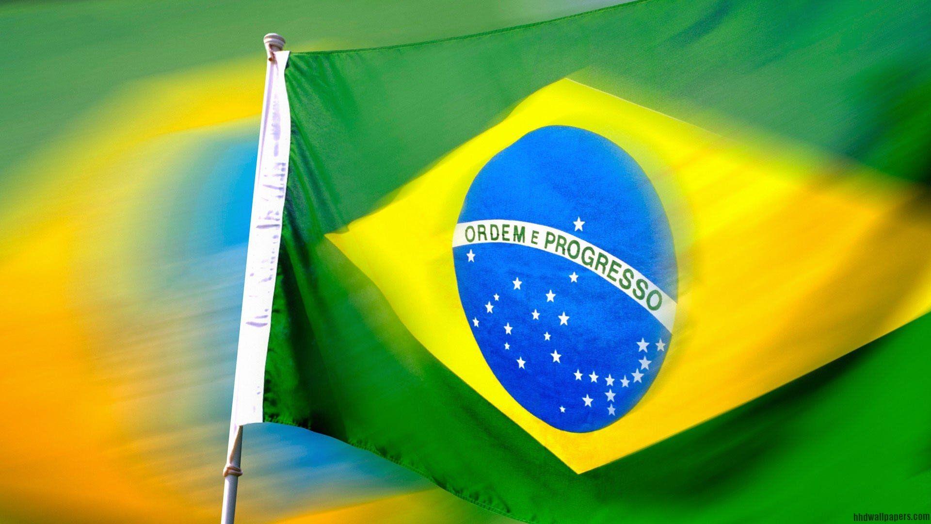 Beautiful Brazil Flag Wallpaper HD Wallpaper