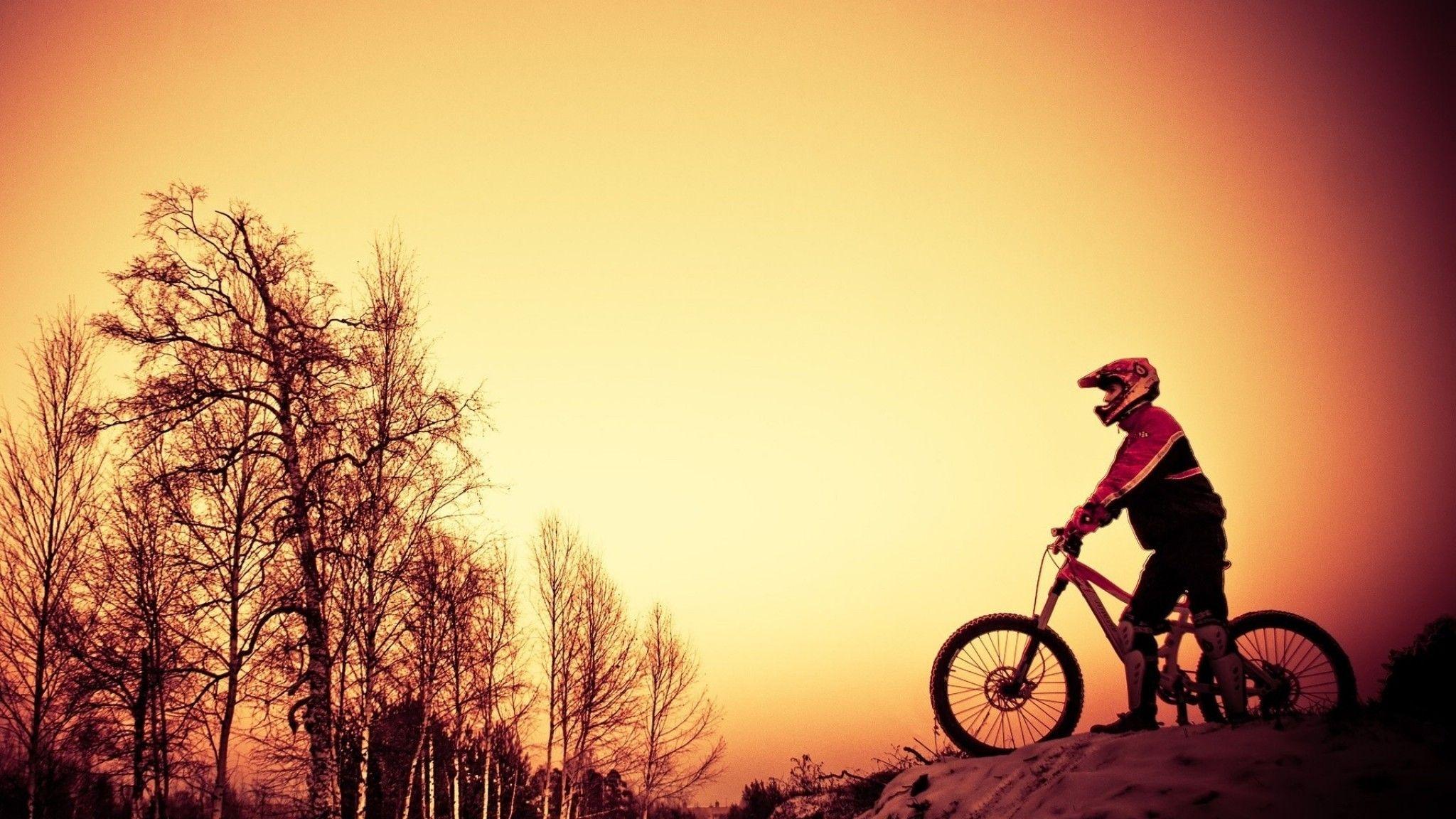 Download Downhill Mountain Bike Wallpaper