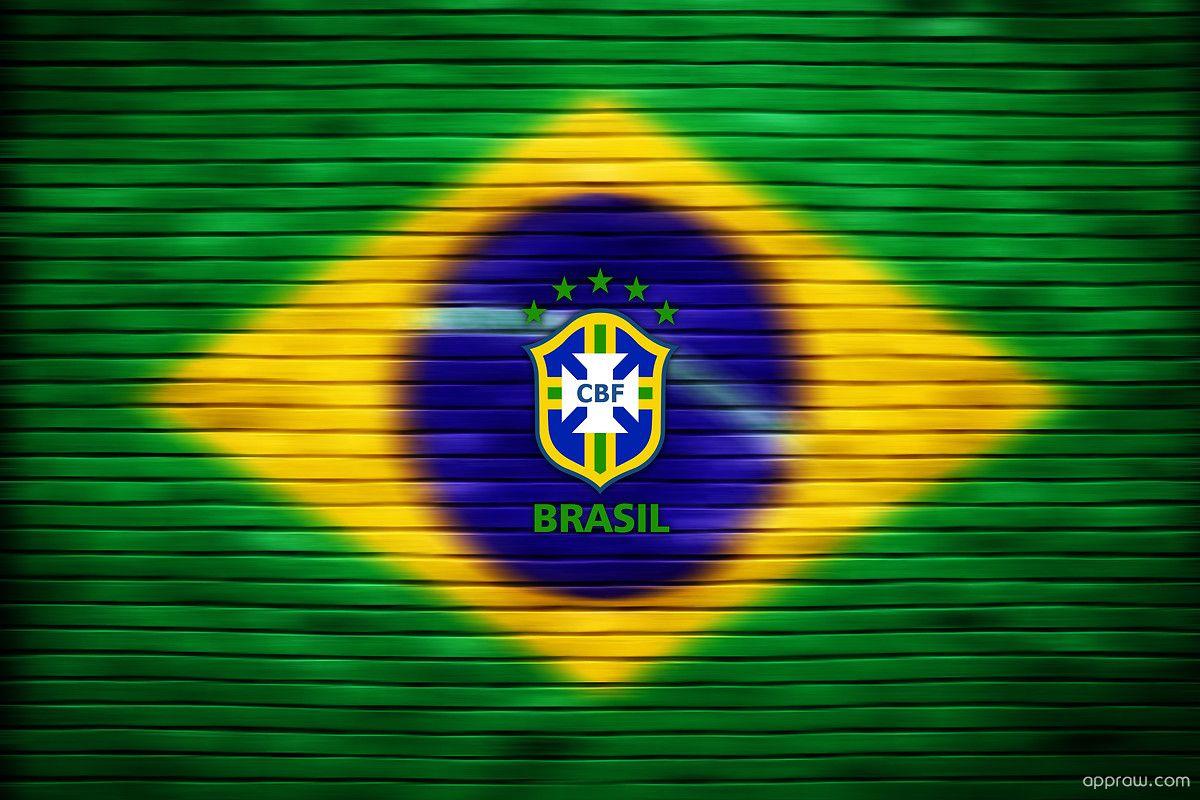 Brazil Football Flag Wallpaper download HD Wallpaper