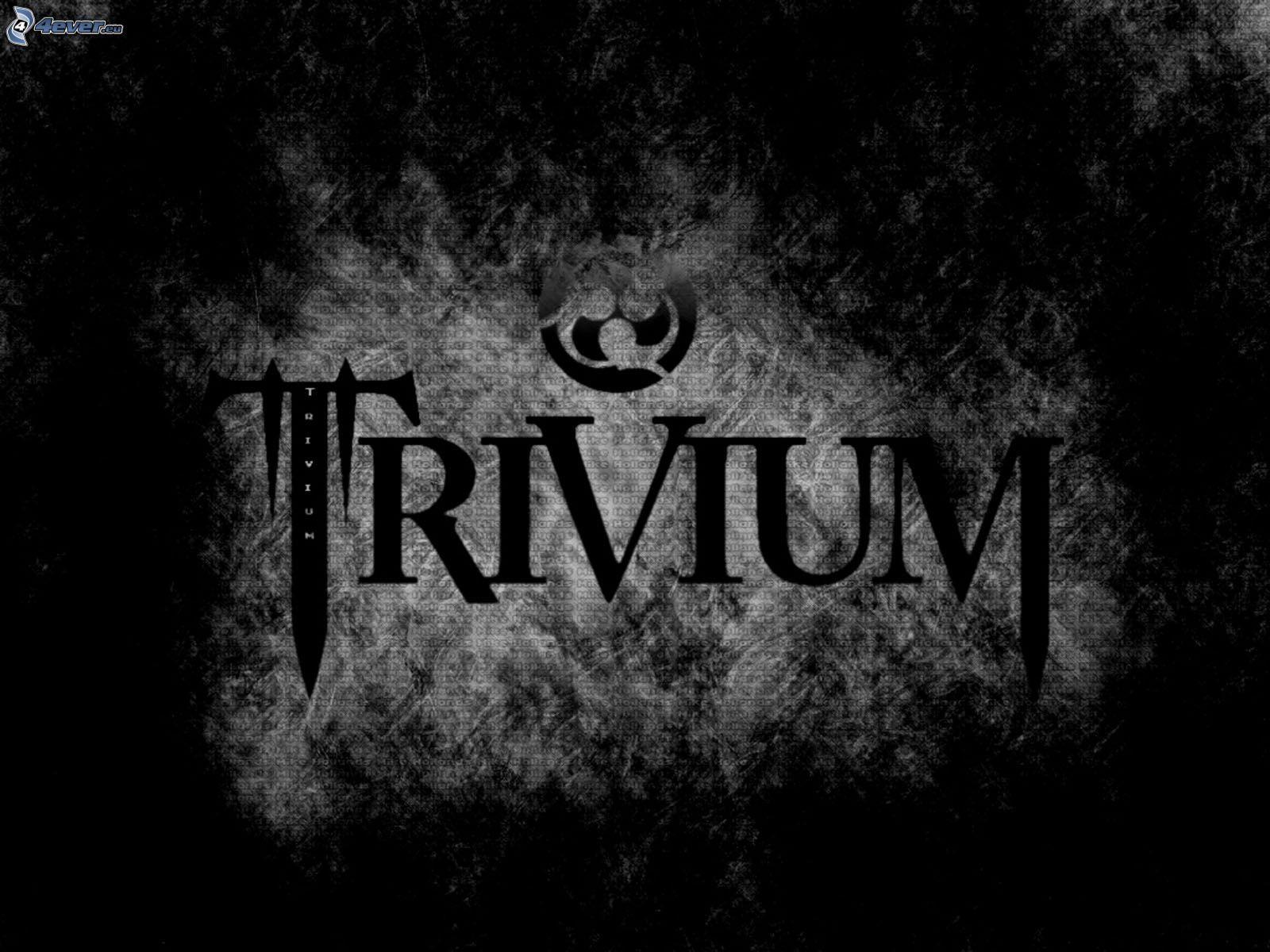 Trivium, Logo, Black And White