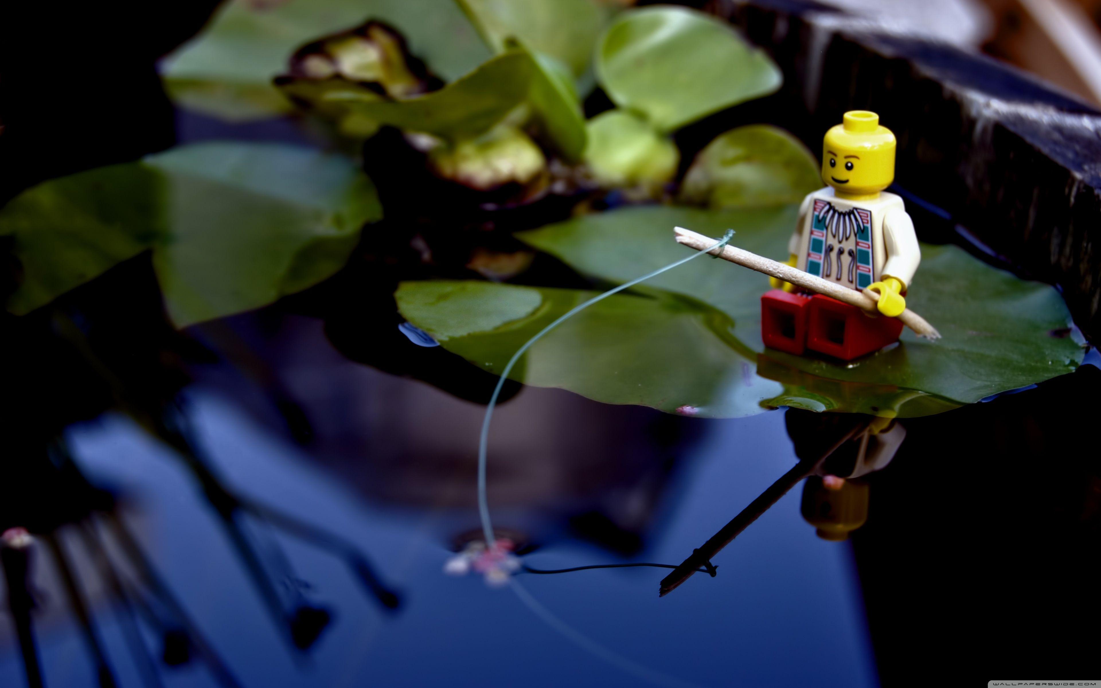 Lego Fishing ❤ 4K HD Desktop Wallpaper for 4K Ultra HD TV • Wide