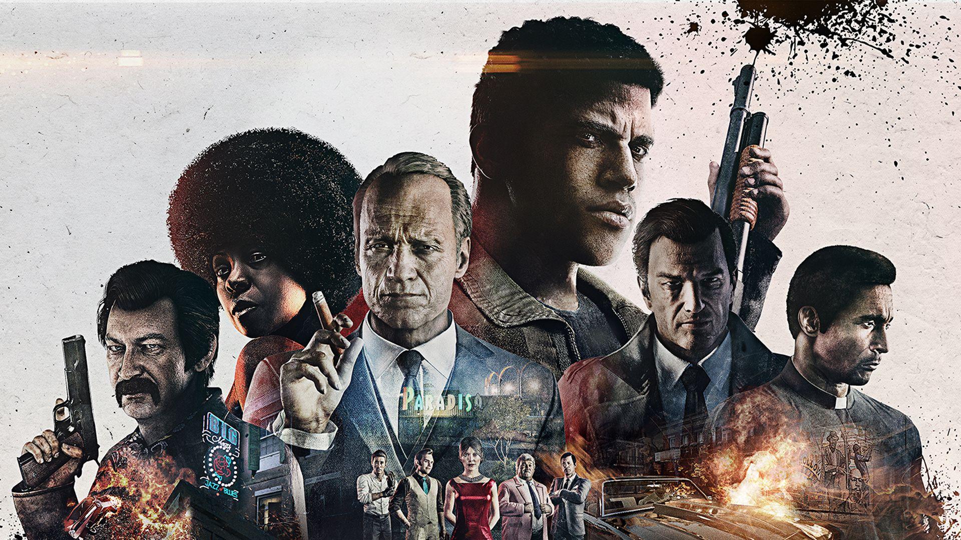 Wallpaper the city, movement, street, the game, stream, cars, Mafia III, Mafia  3 for mobile and desktop, section игры, resolution 1920x1080 - download