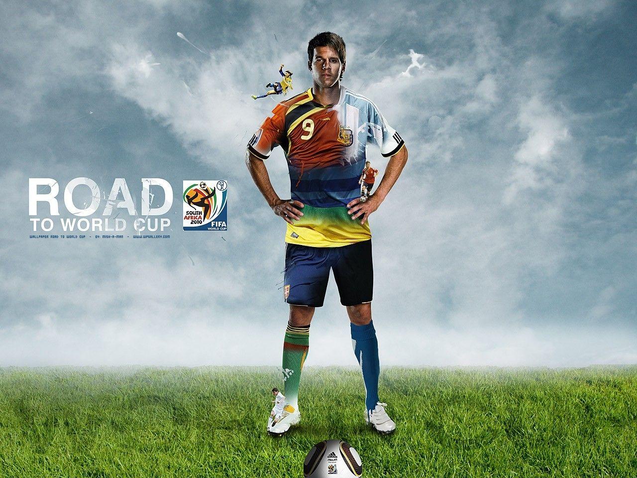 Soccer world cup football player wallpaper
