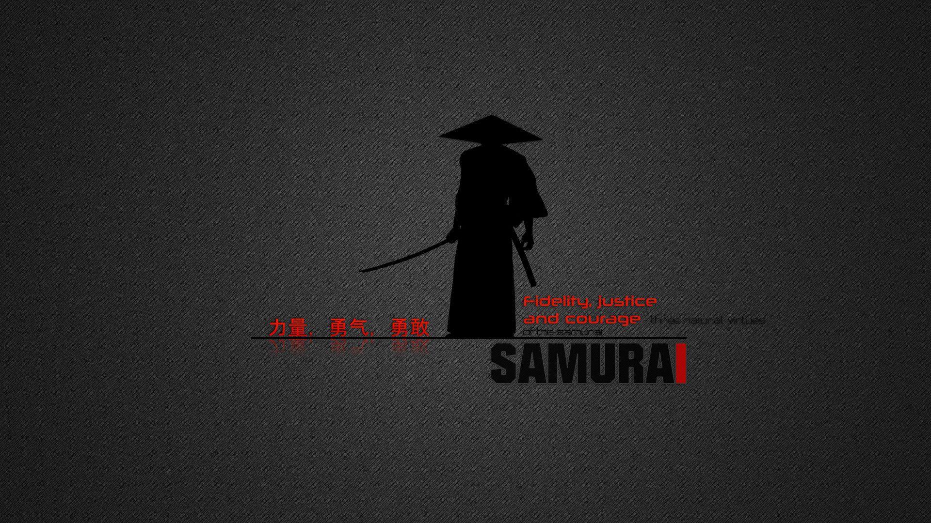 Samurai bushido code katana wallpaperx1080