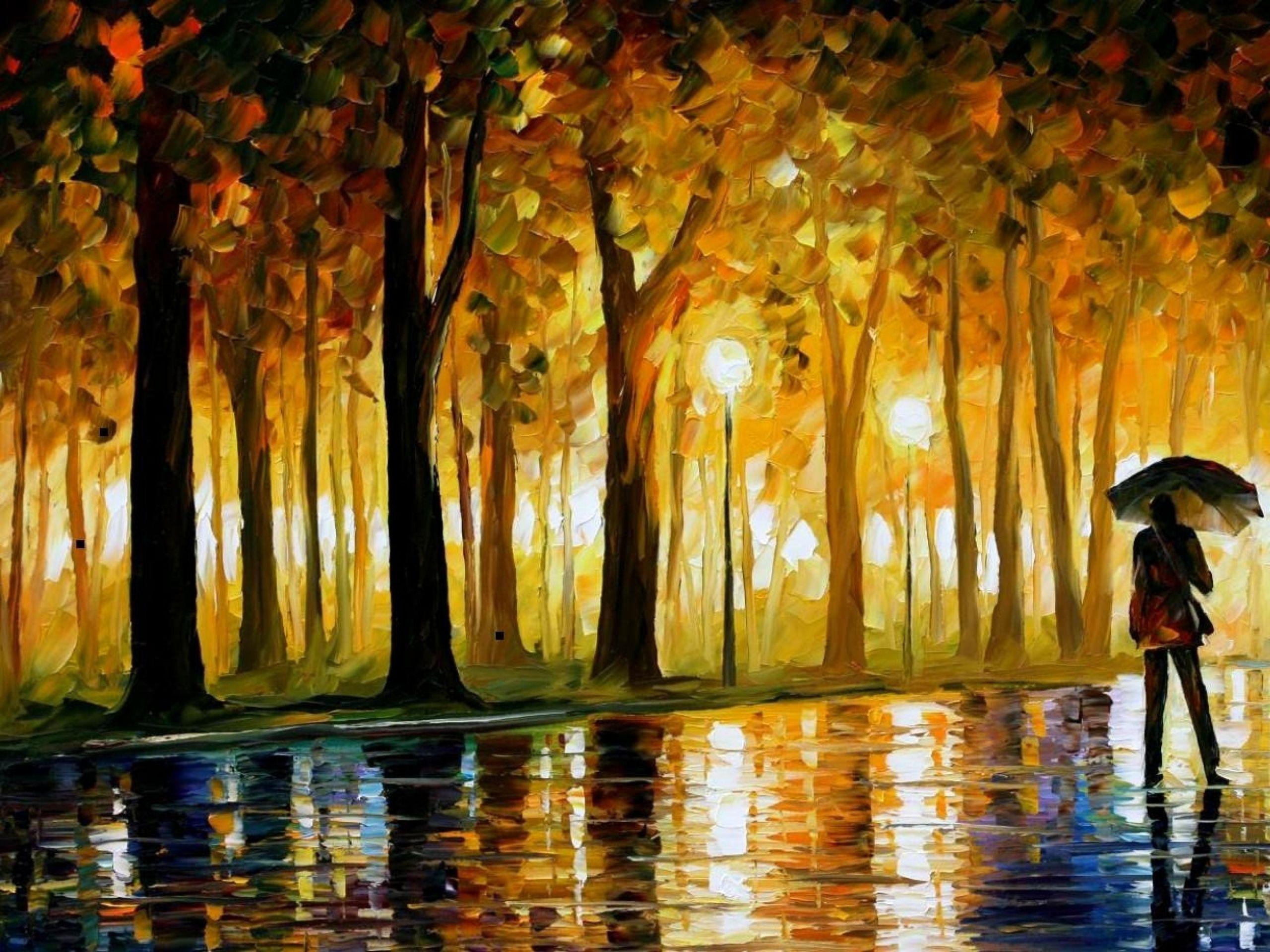 Oil Painting HD Wallpaper