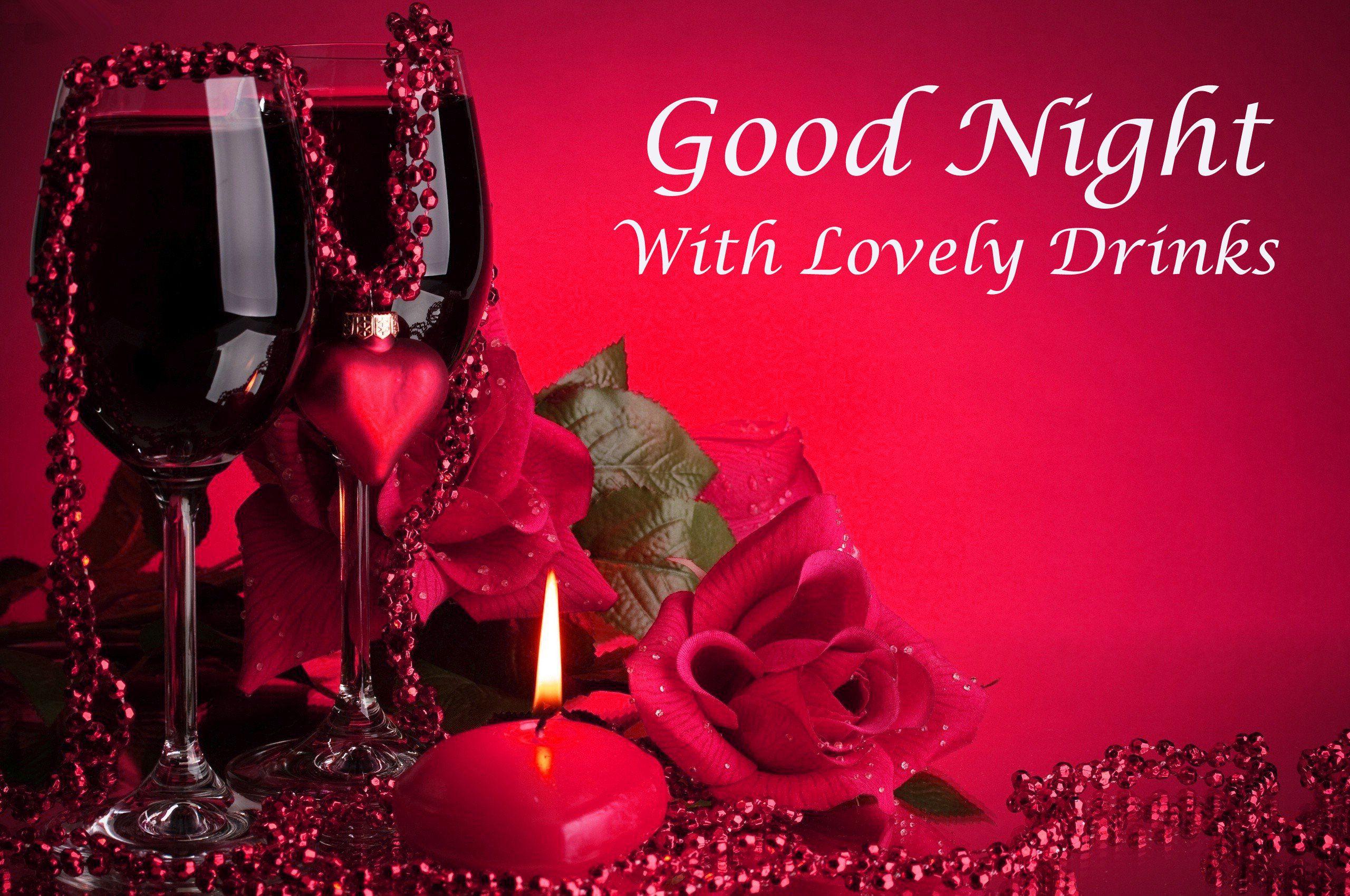 Good Night HD Wallpaper With Rose High Resolution Full Best Love