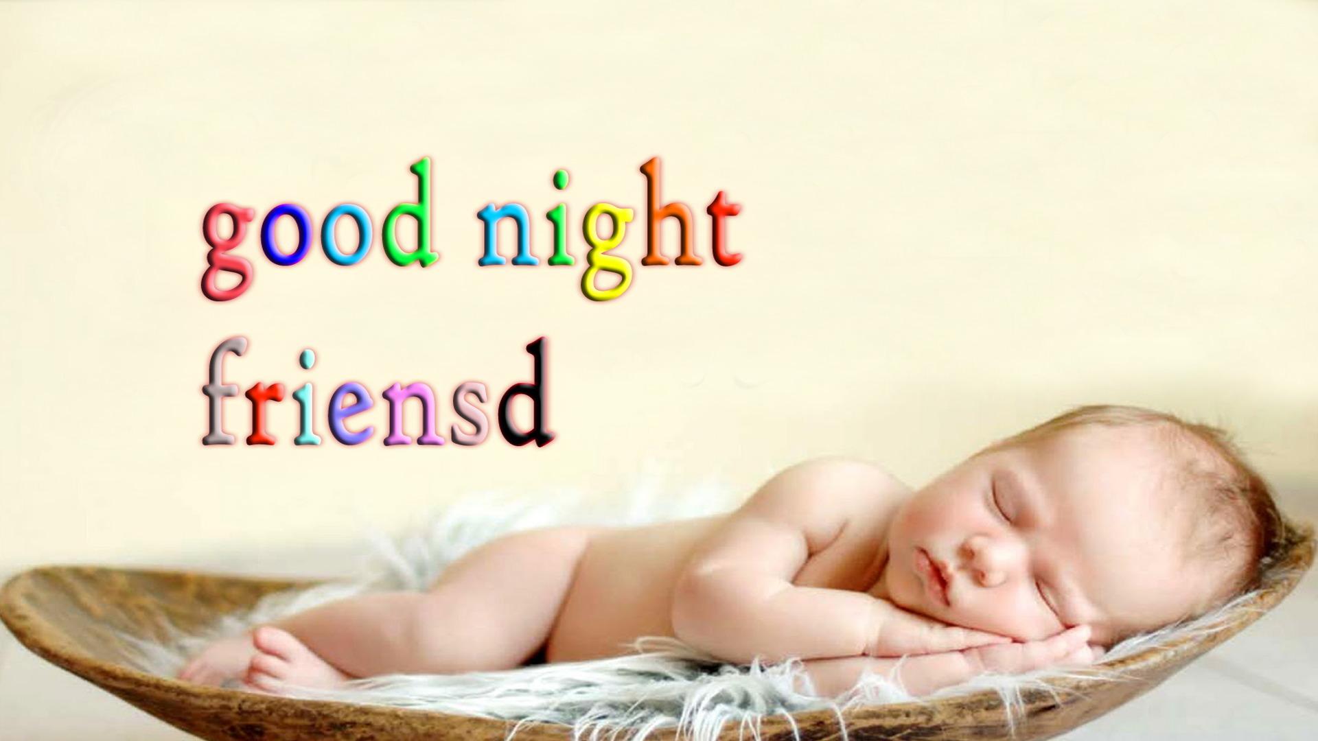 good night with cute baby HD wallpaper (13) Sayings