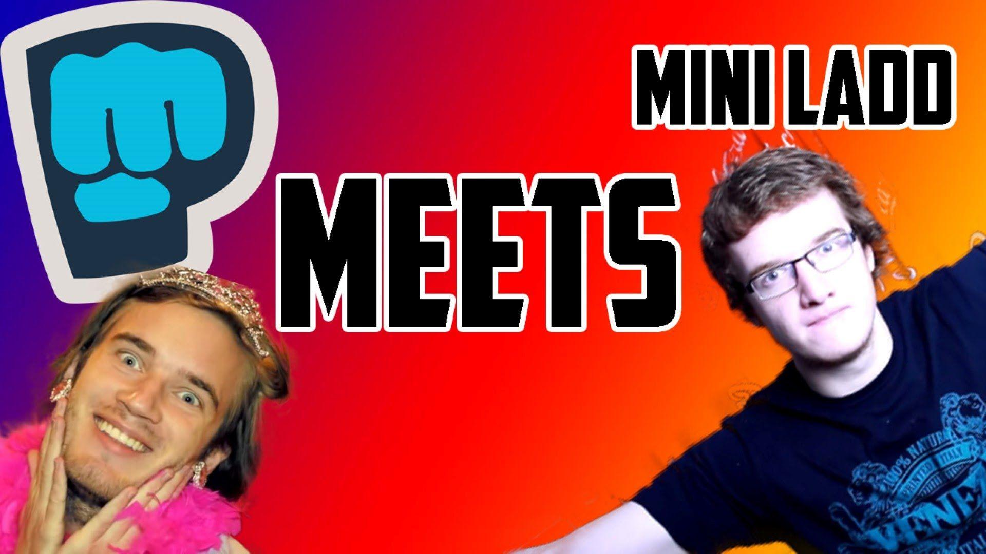 PewDiePie Meets Mini Ladd!
