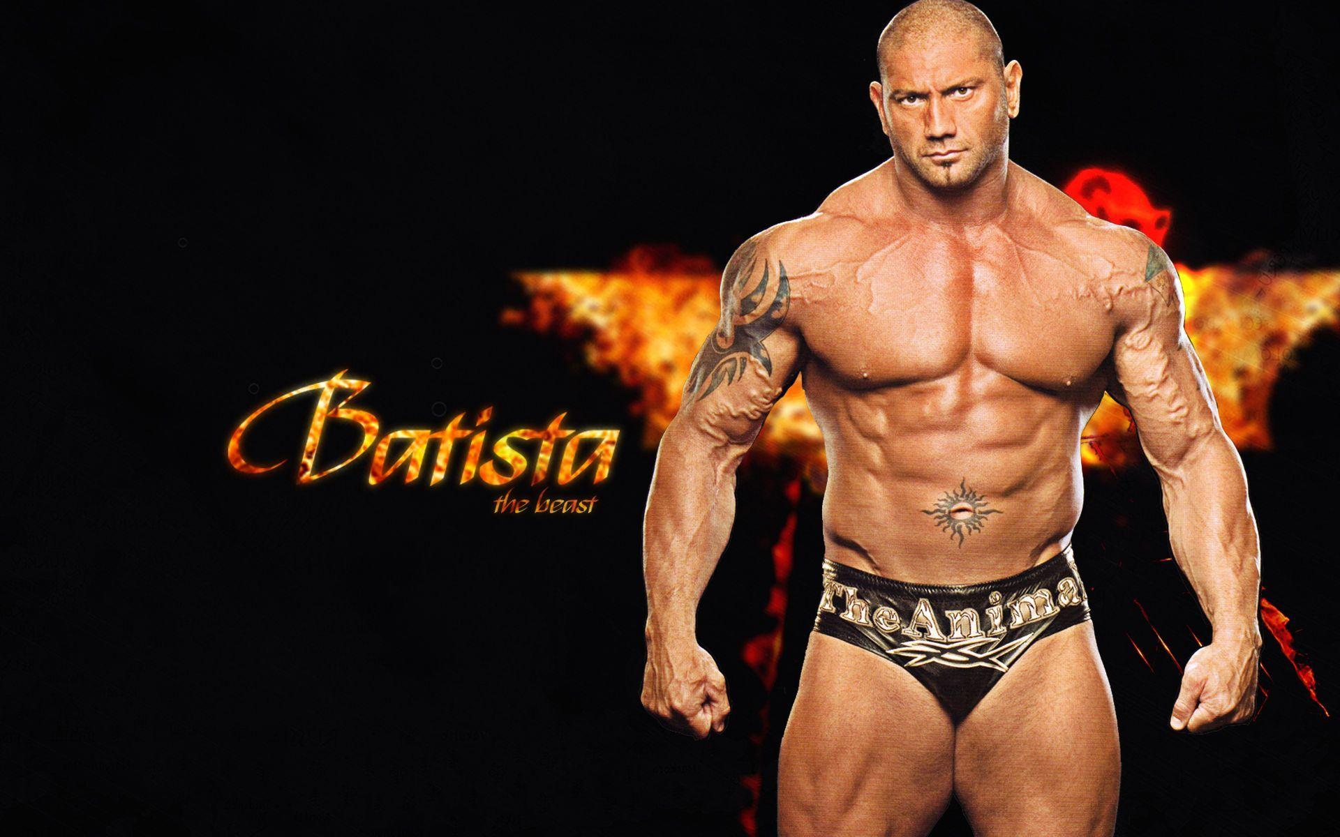 Dave Batista. WWE Wallpaper Work