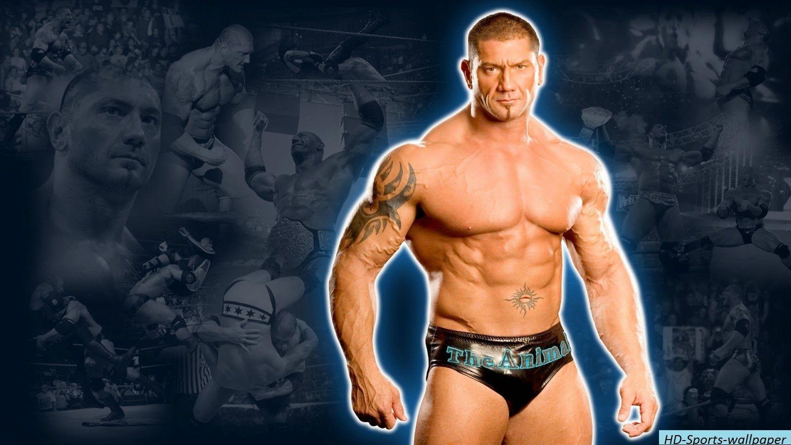 HD Wallpaper of Batista wrestling in urdu