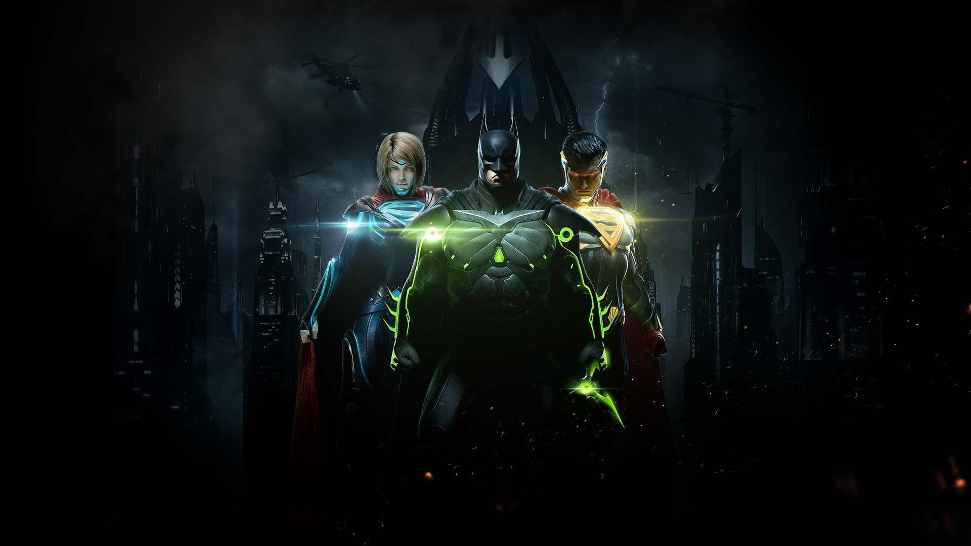Injustice 2 Batman Superman And Supergirl, HD Games, 4k Wallpaper