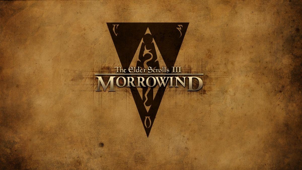 Wallpaper The Elder Scrolls III: Morrowind logo The Elder