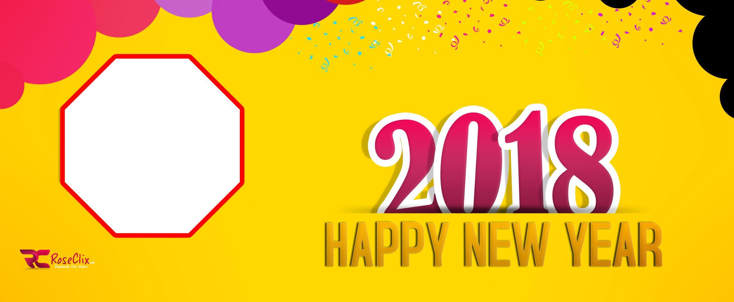 Happy New Year 2018 Fb Photo Cover Fb Cover