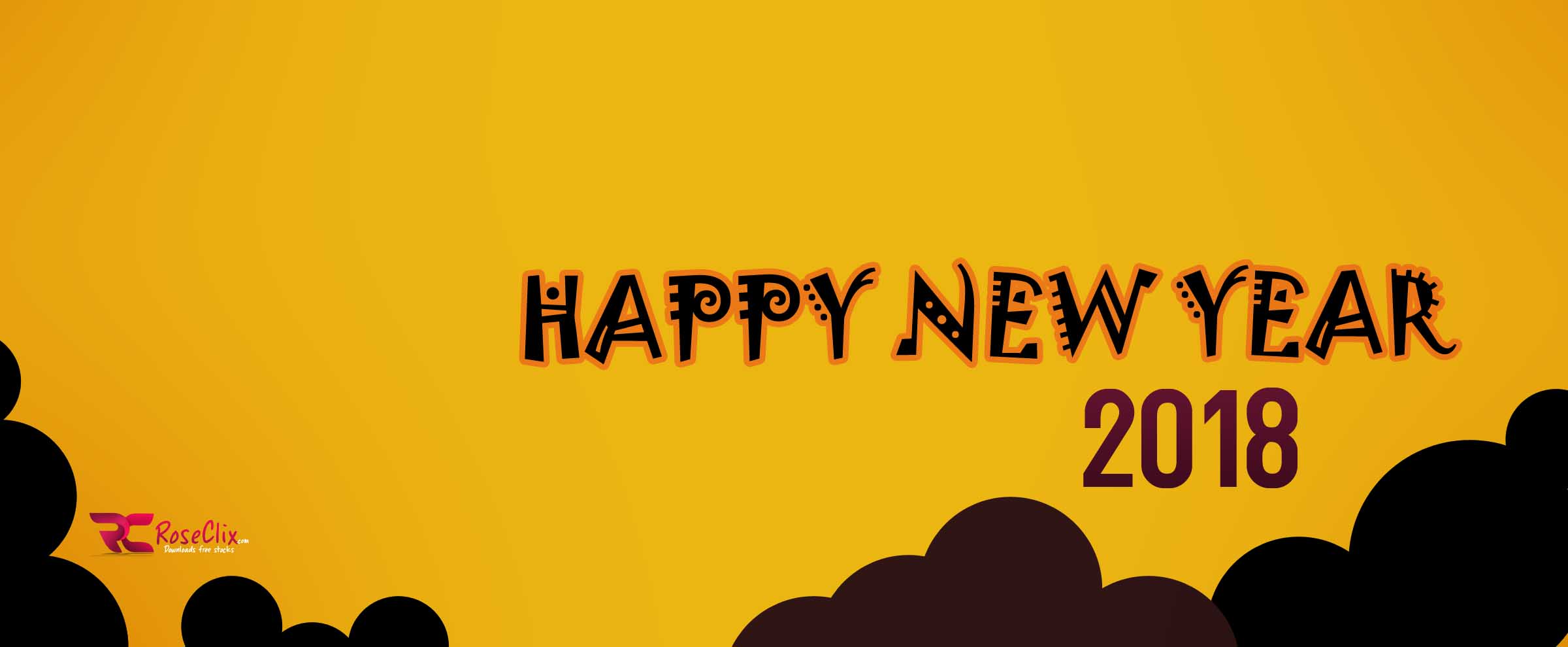 Happy New Year 2018 Facebook Timeline Cover Fb Cover