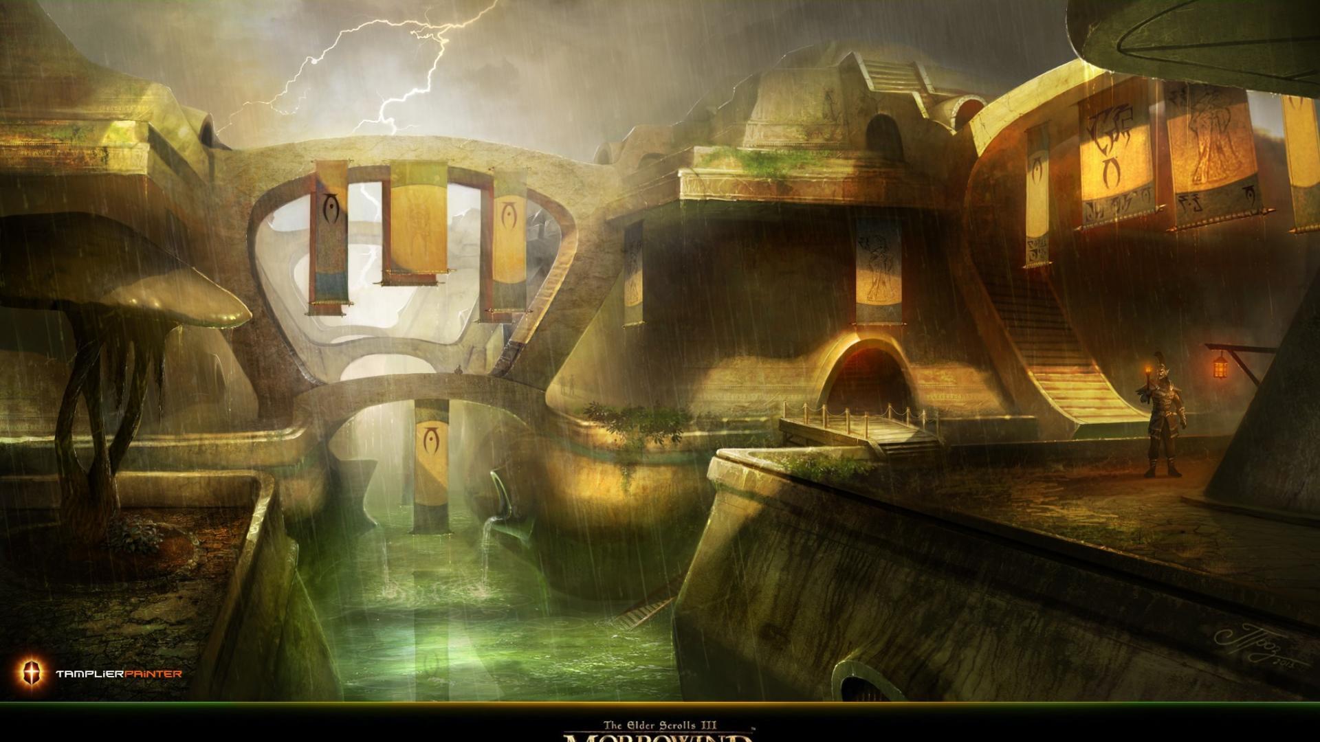Dawn artwork the elder scrolls iii: morrowind wallpaper