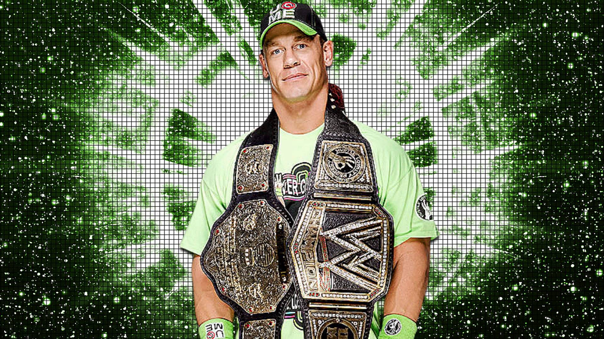 Super Star John Cena With Belts Free Download HD Mobile Background