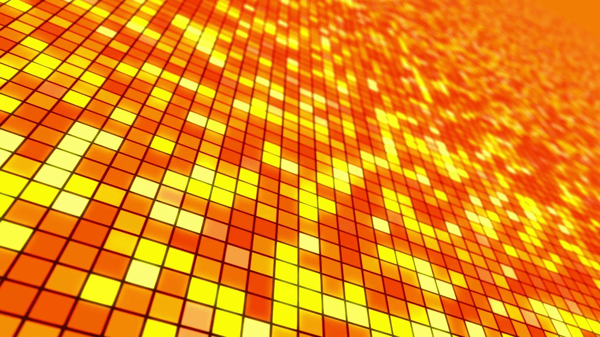 Disco Dance Floor Seamless VJ Loop Motion Background Orange Red