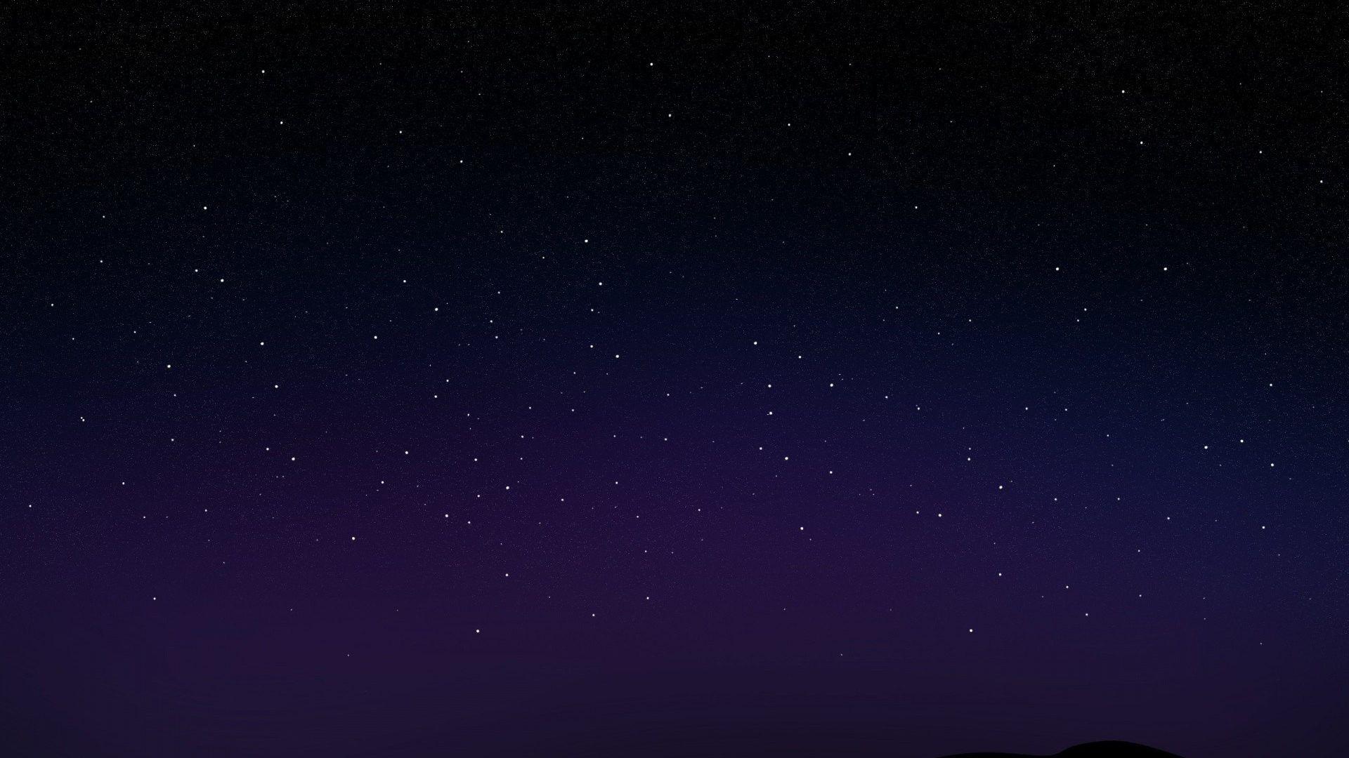 Starry Dark Evening Stars Sky Night Skies Wallpaper HD Sky HD 16:9