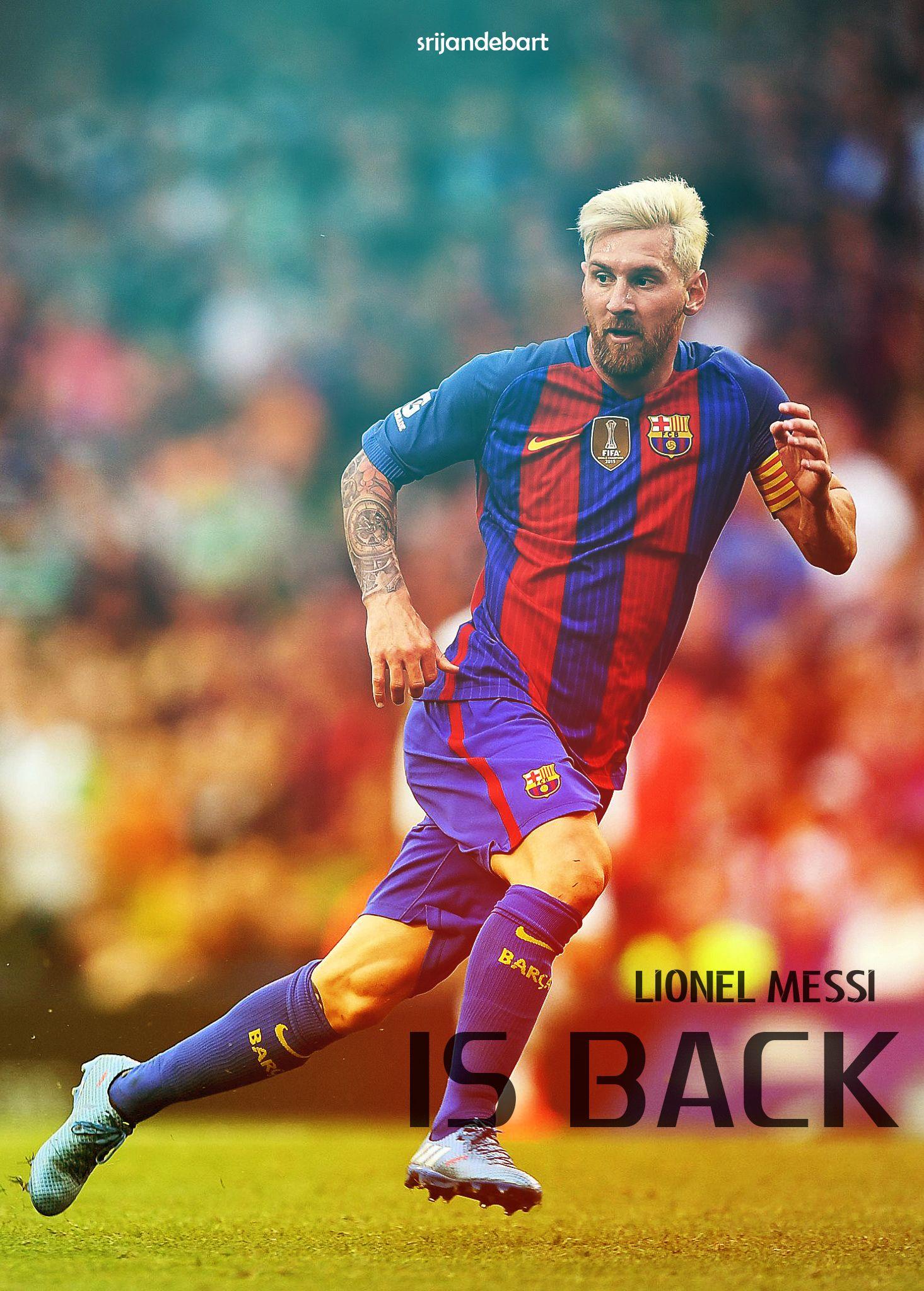 Leo Messi Blonde Mobile Wallpaper