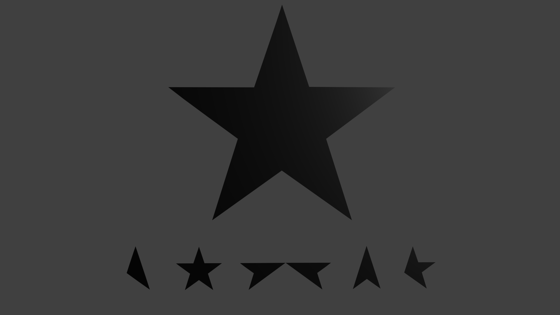 HQ Blackstar wallpaper, made with a 100% original 3D model which is
