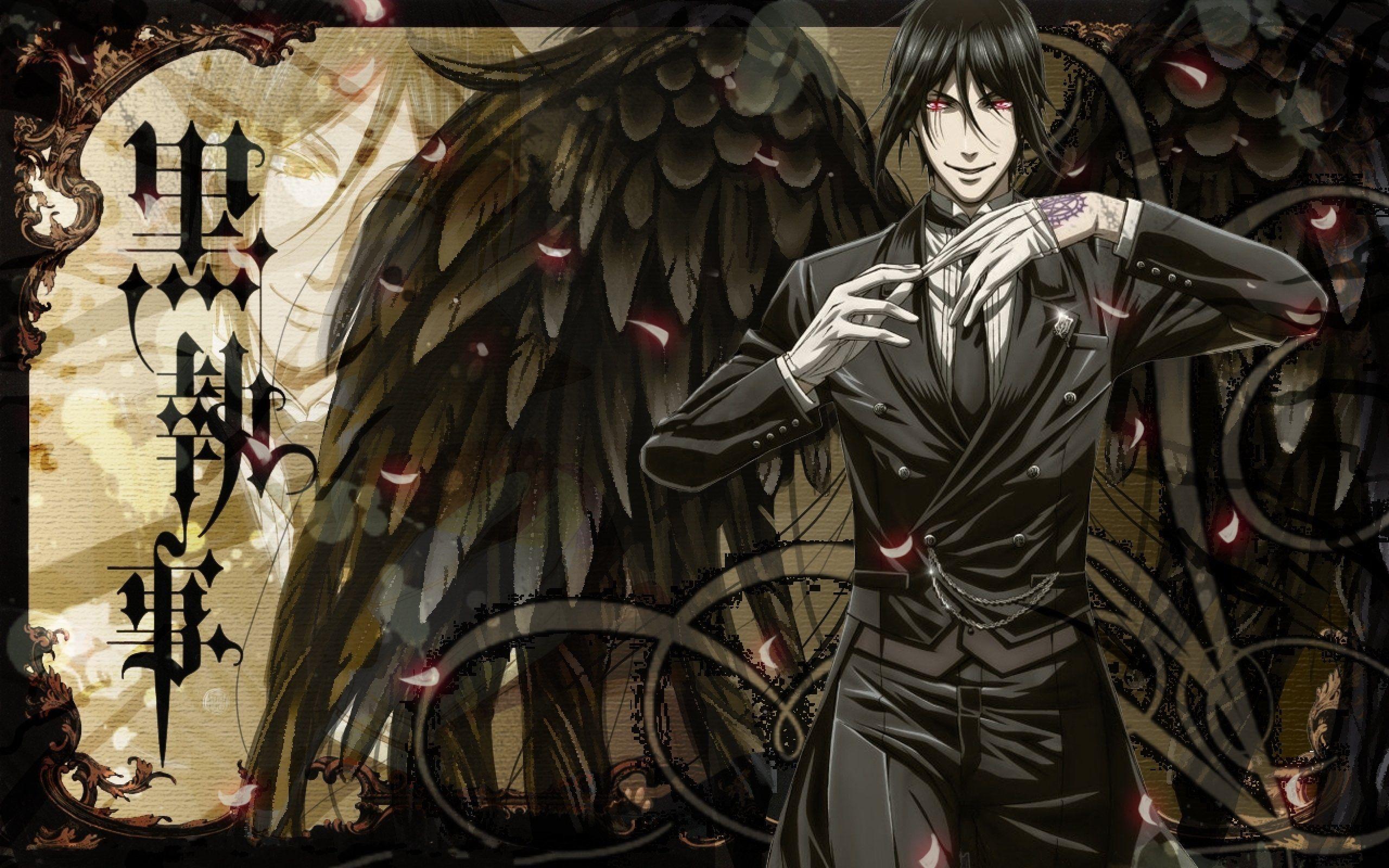 Black Butler Sebastian HD Background