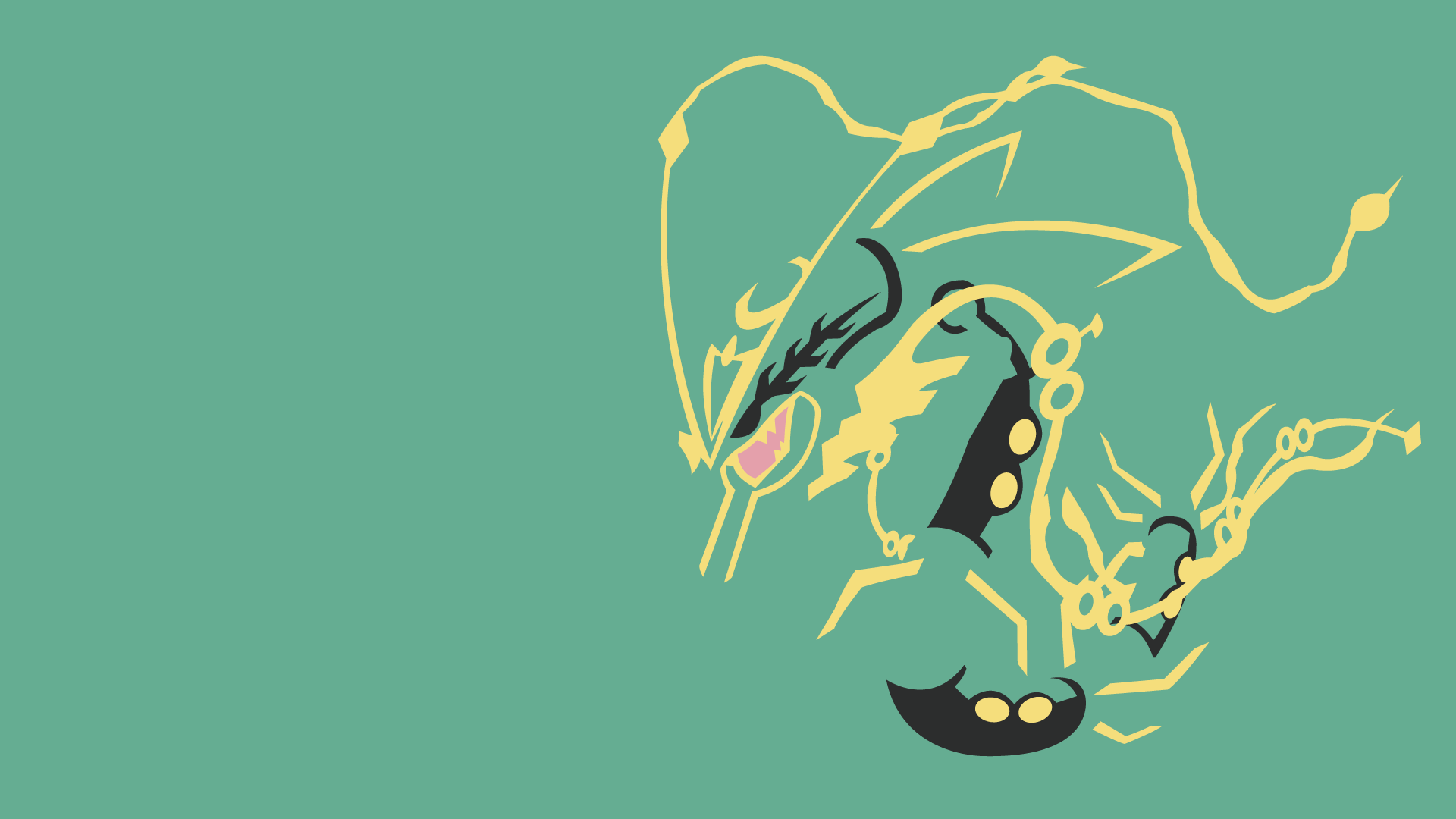 pokemon rayquaza ex wallpaper