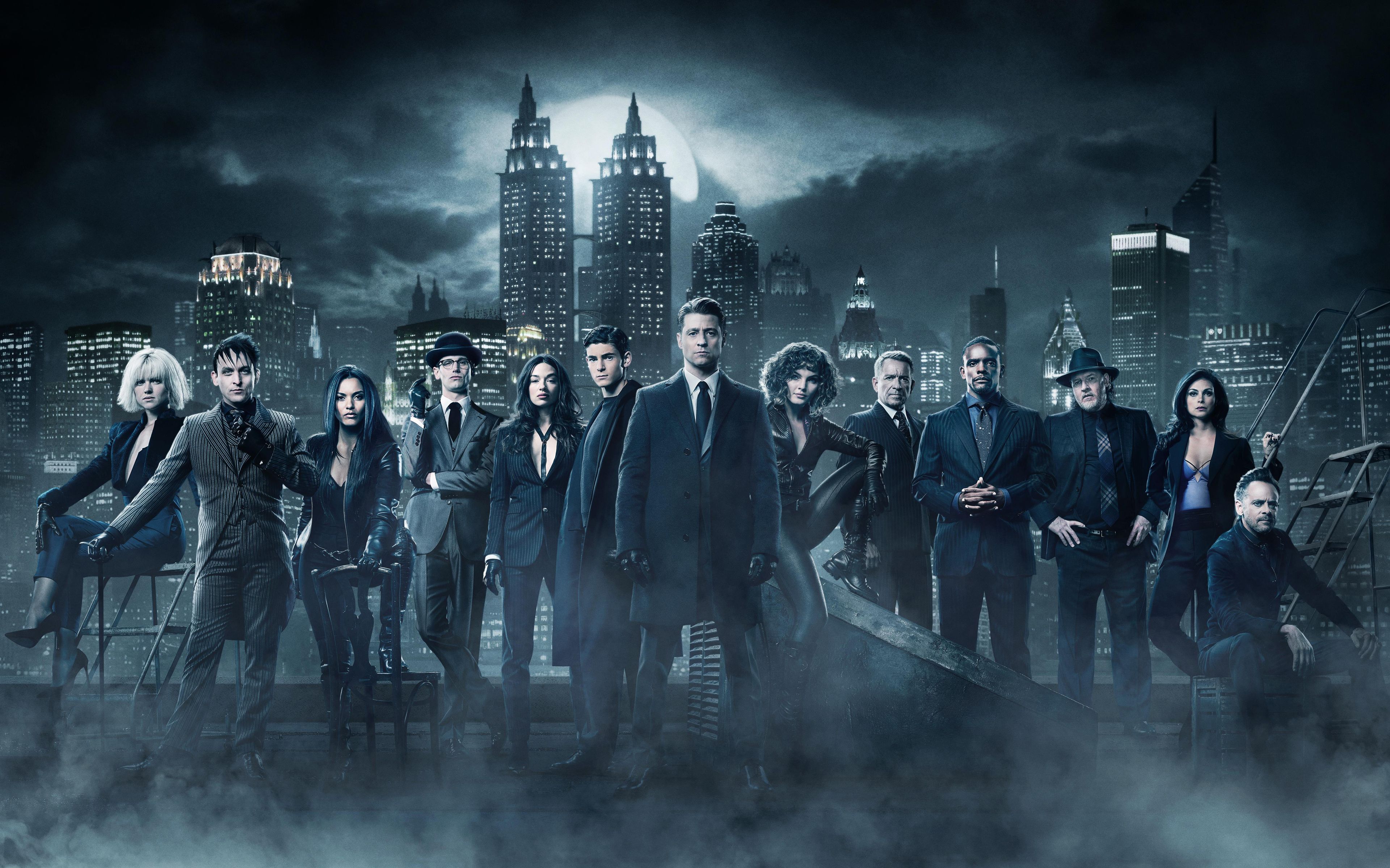 Gotham Season 4 Cast 5K 2017 Wallpaper