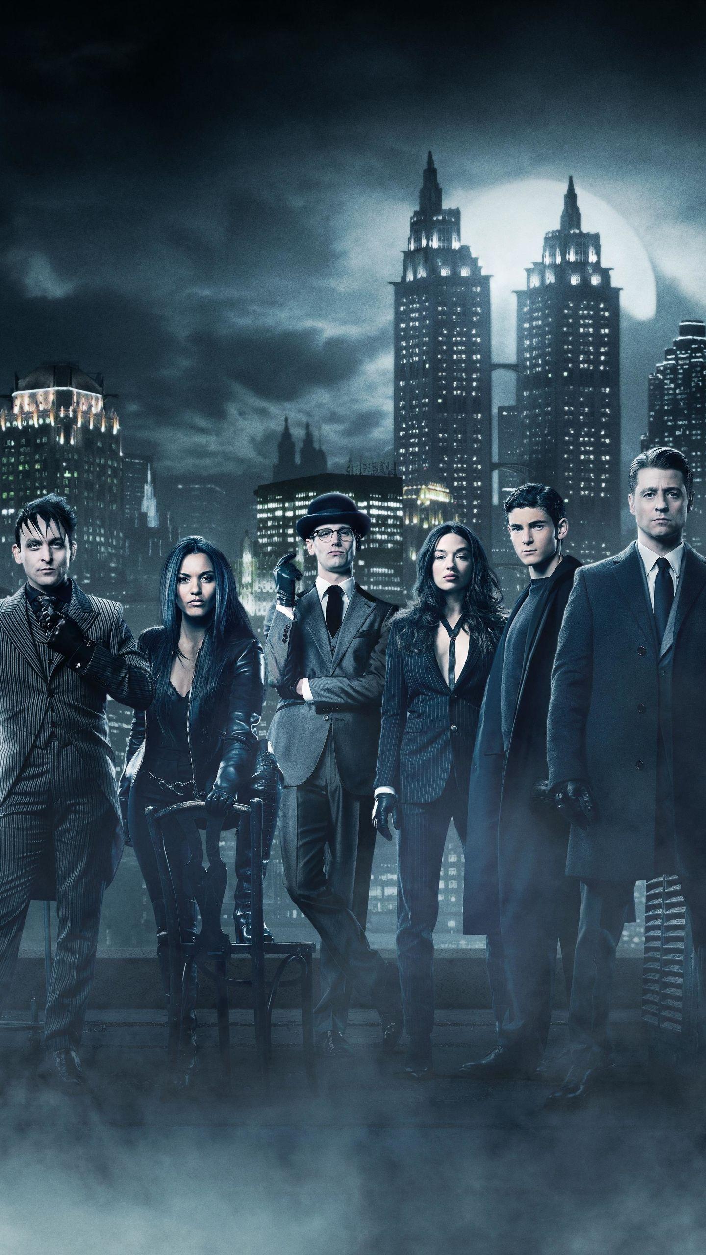 Download Gotham Season 4 Cast 1440x2560 Resolution, HD 4K Wallpaper