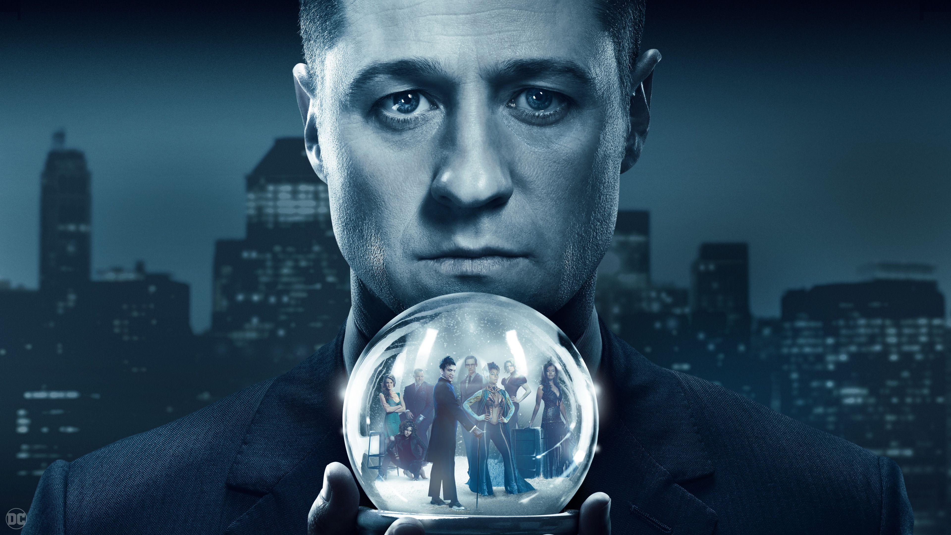 Wallpaper Gotham, Season Ben McKenzie, James Gordon, 4K, TV