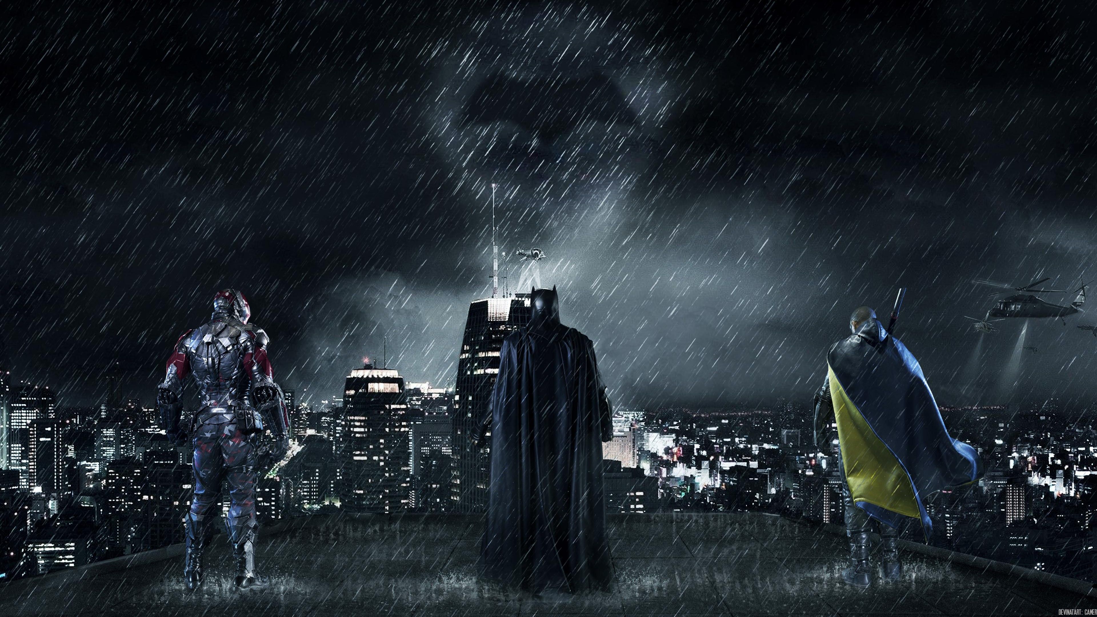 Batman Gotham City Art 4K Wallpaperp Wallpaper
