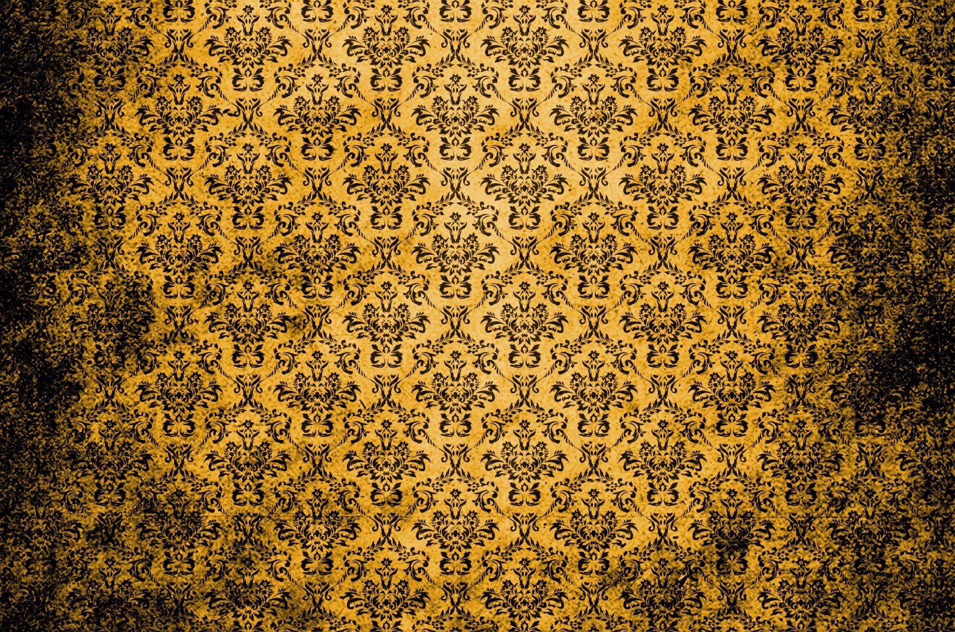 Damask Vintage Background Gold Free Domain Picture