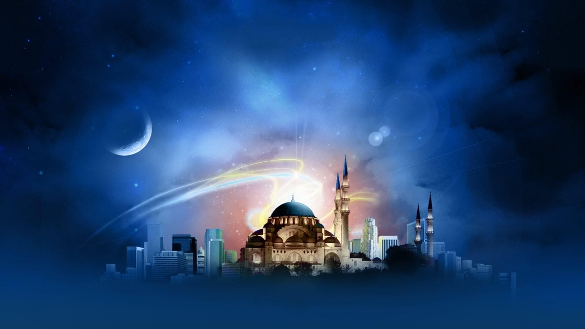 Mosque wallpaper 1920x1080 Full HD (1080p) desktop background