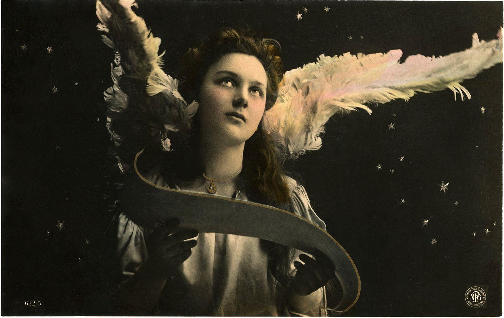 Antique Angel Photo! Graphics Fairy