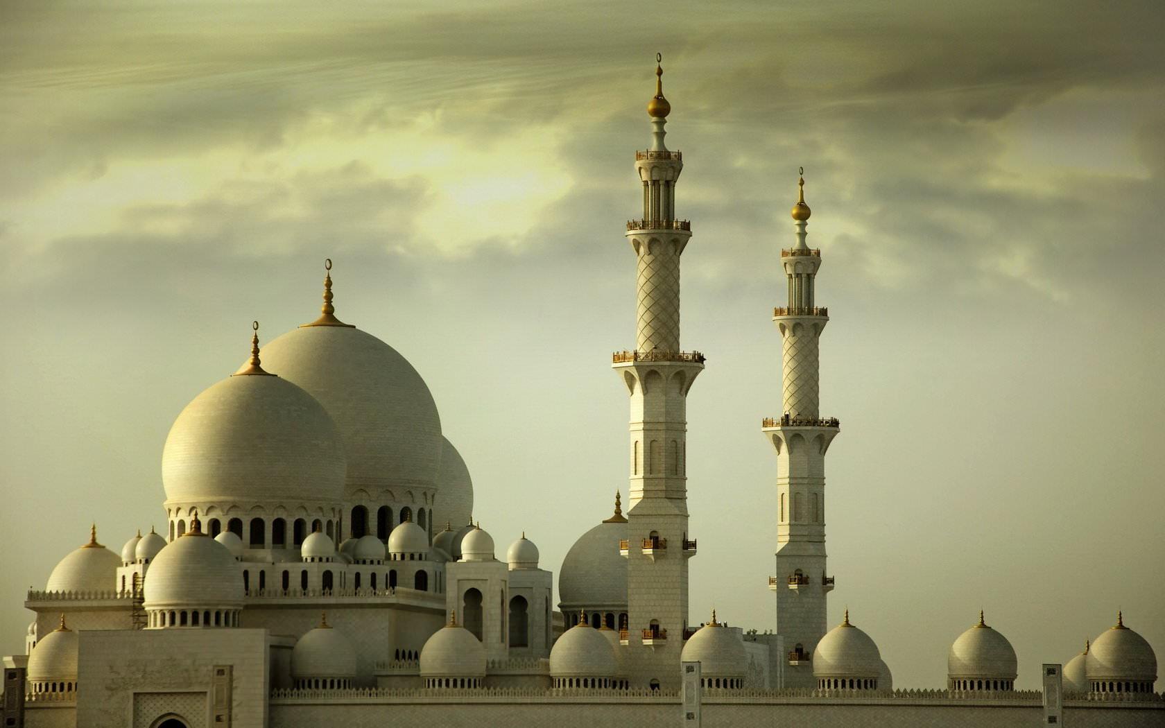 Mosque wallpaper 1680x1050 desktop background