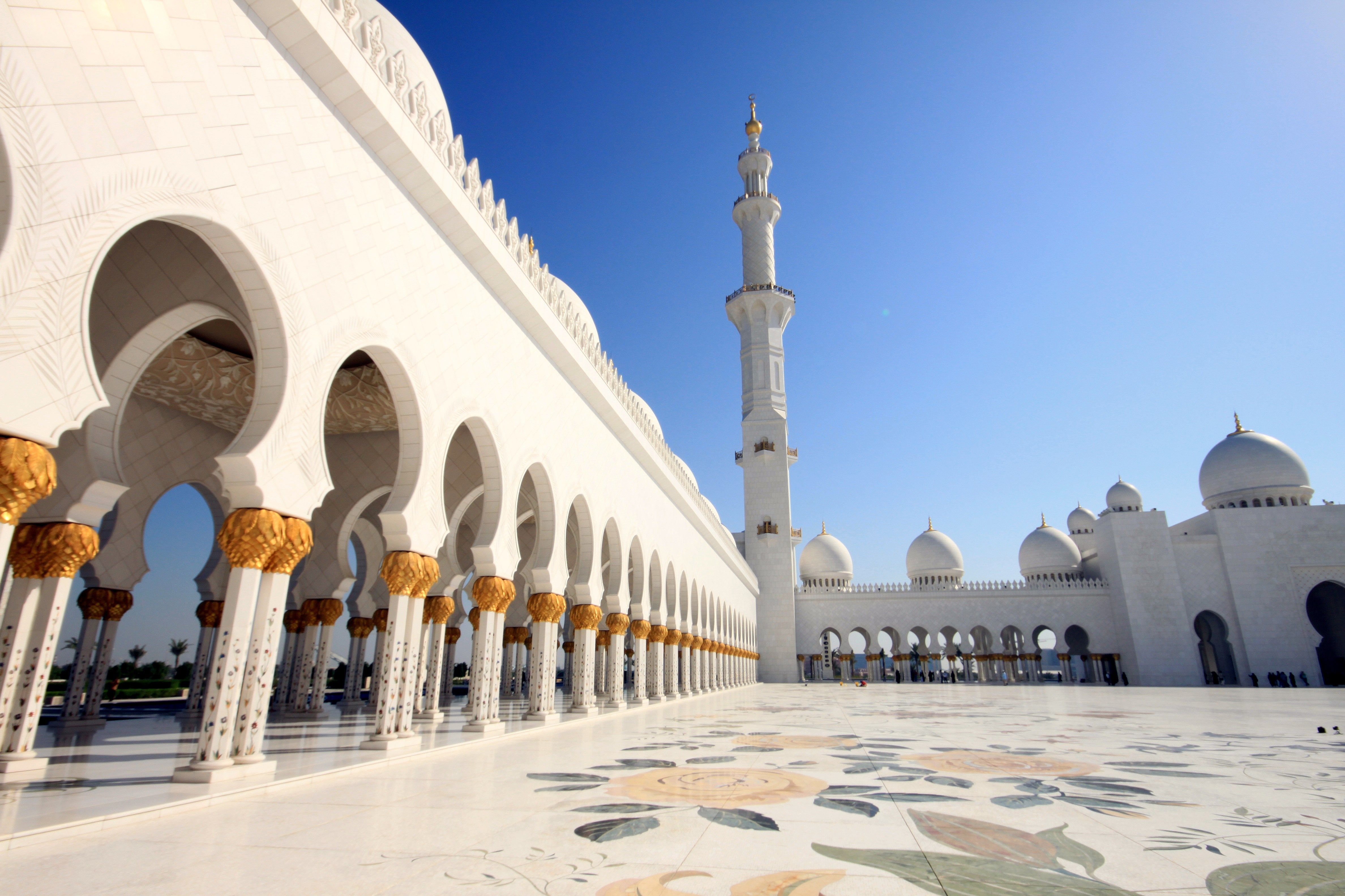 sheikh zayed grand mosque HD. wallpapercreator