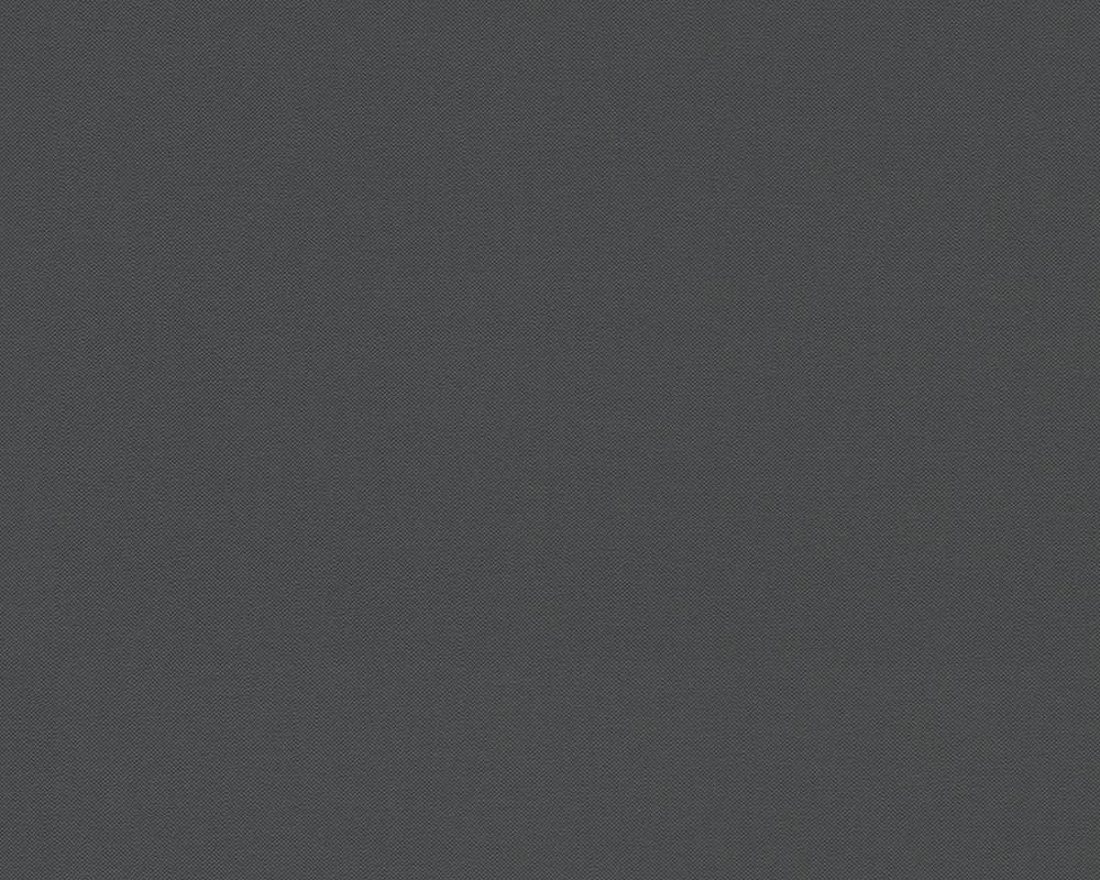 Sample Modern Faux Fabric Wallpaper in Dark Grey design