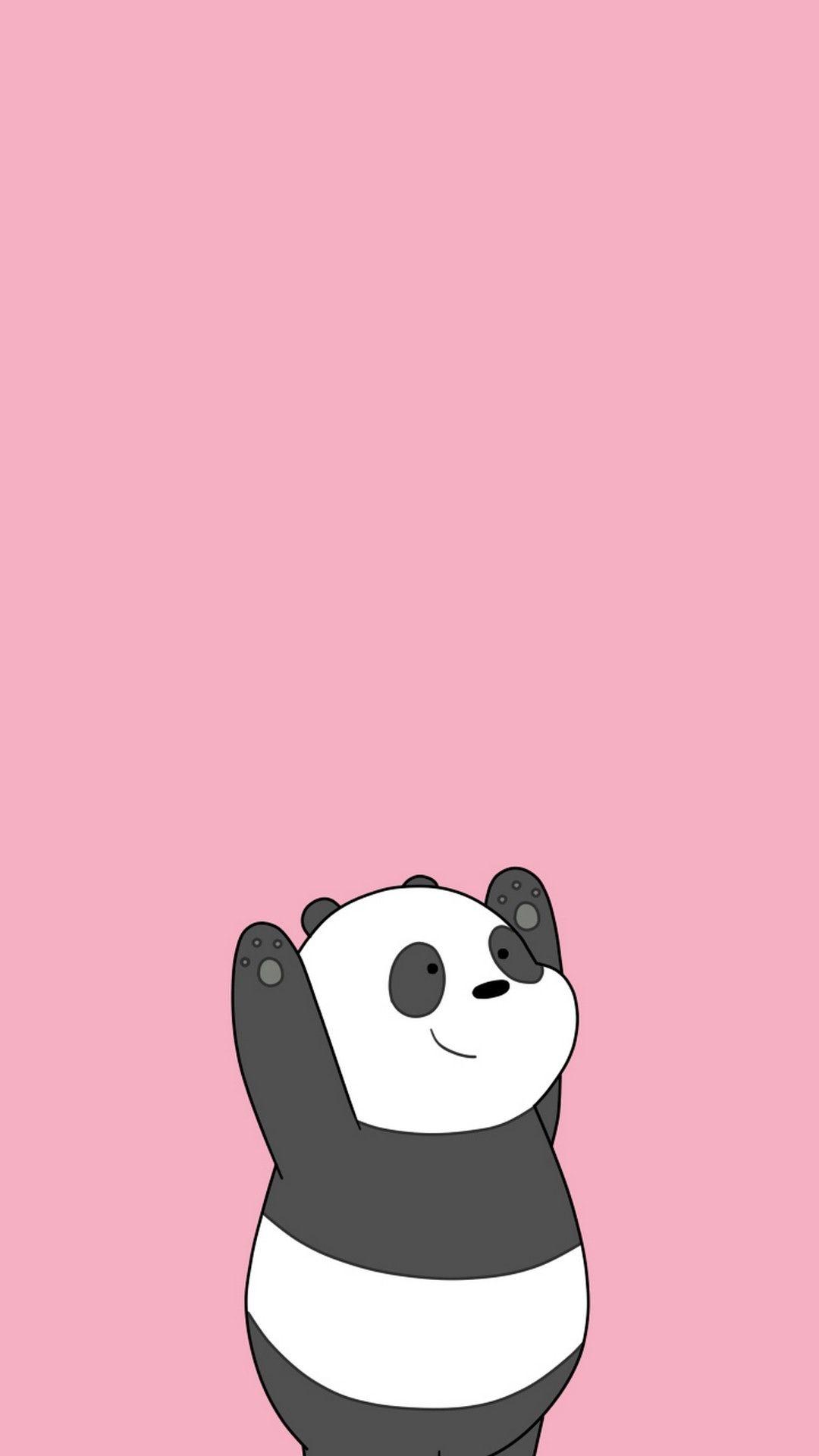 Pink Panda Wallpaper