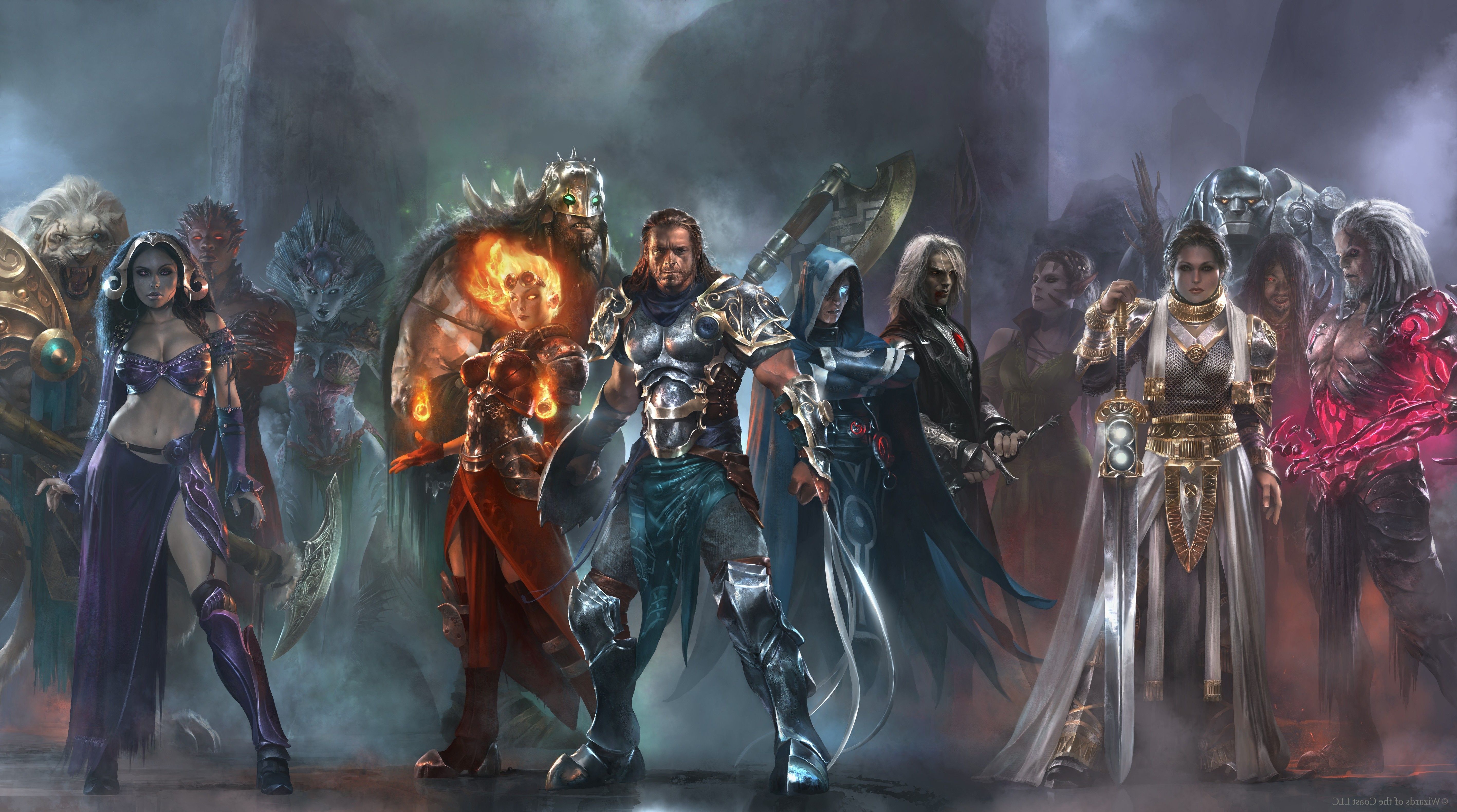 Magic: The Gathering, Fantasy Art, Heroes, Warrior Wallpaper HD